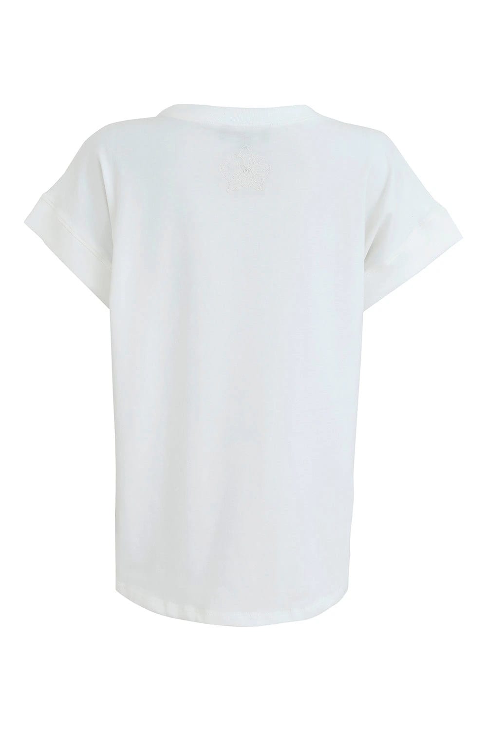 Camiseta Maria natural con bordado - imagen 2