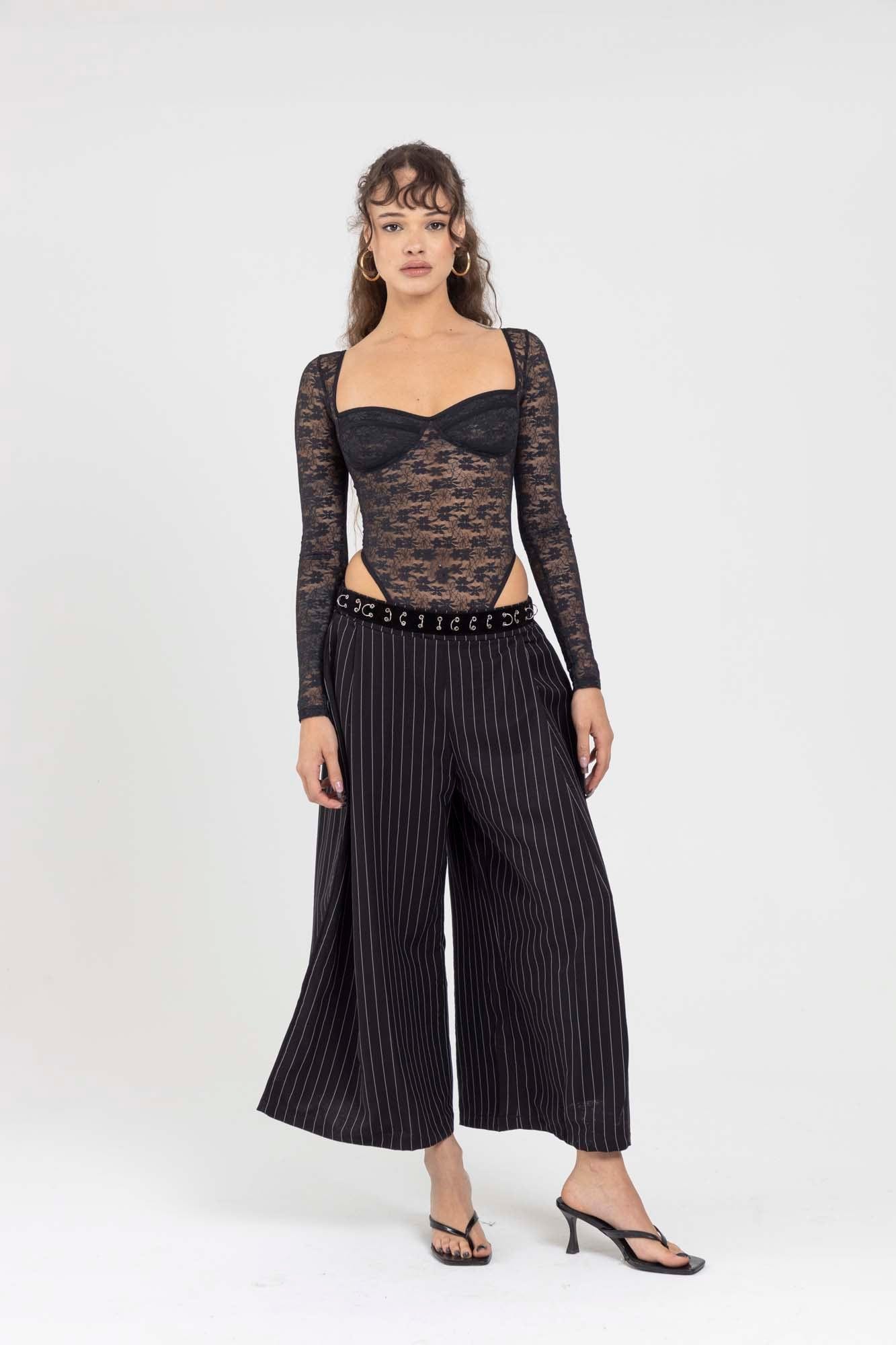 LACE BLACK BODYSUIT - imagen 25