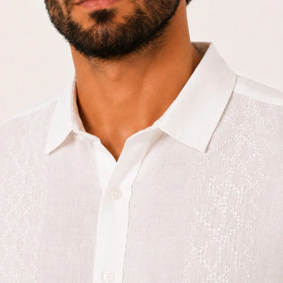 GUAYABERA ML 100% LINO HOMBRE - imagen 4