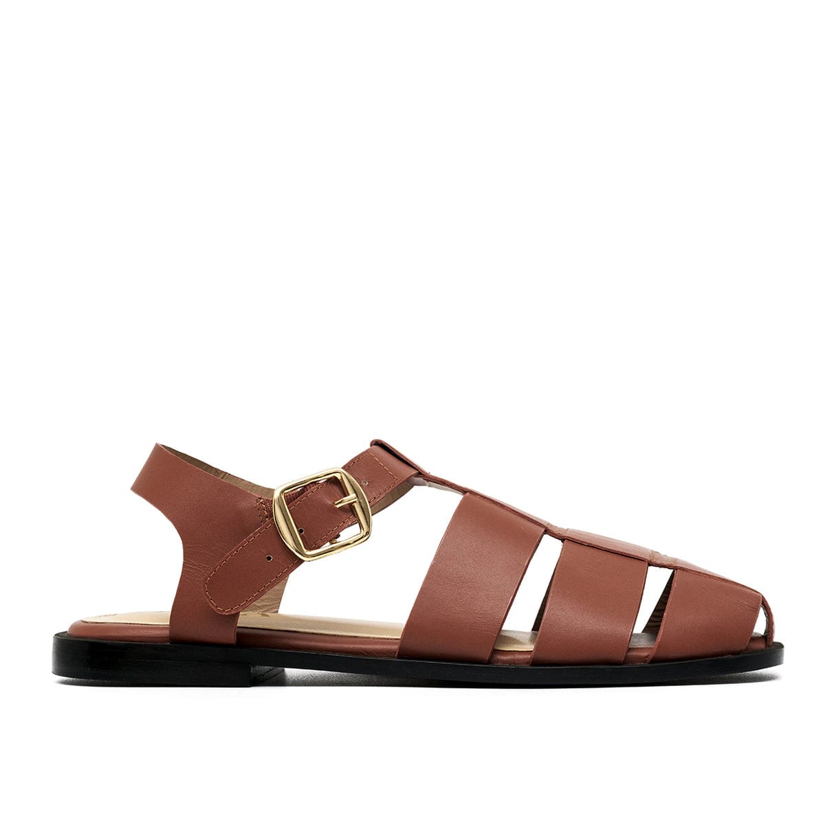 CECILIA COGNAC SANDALS - imagen 1