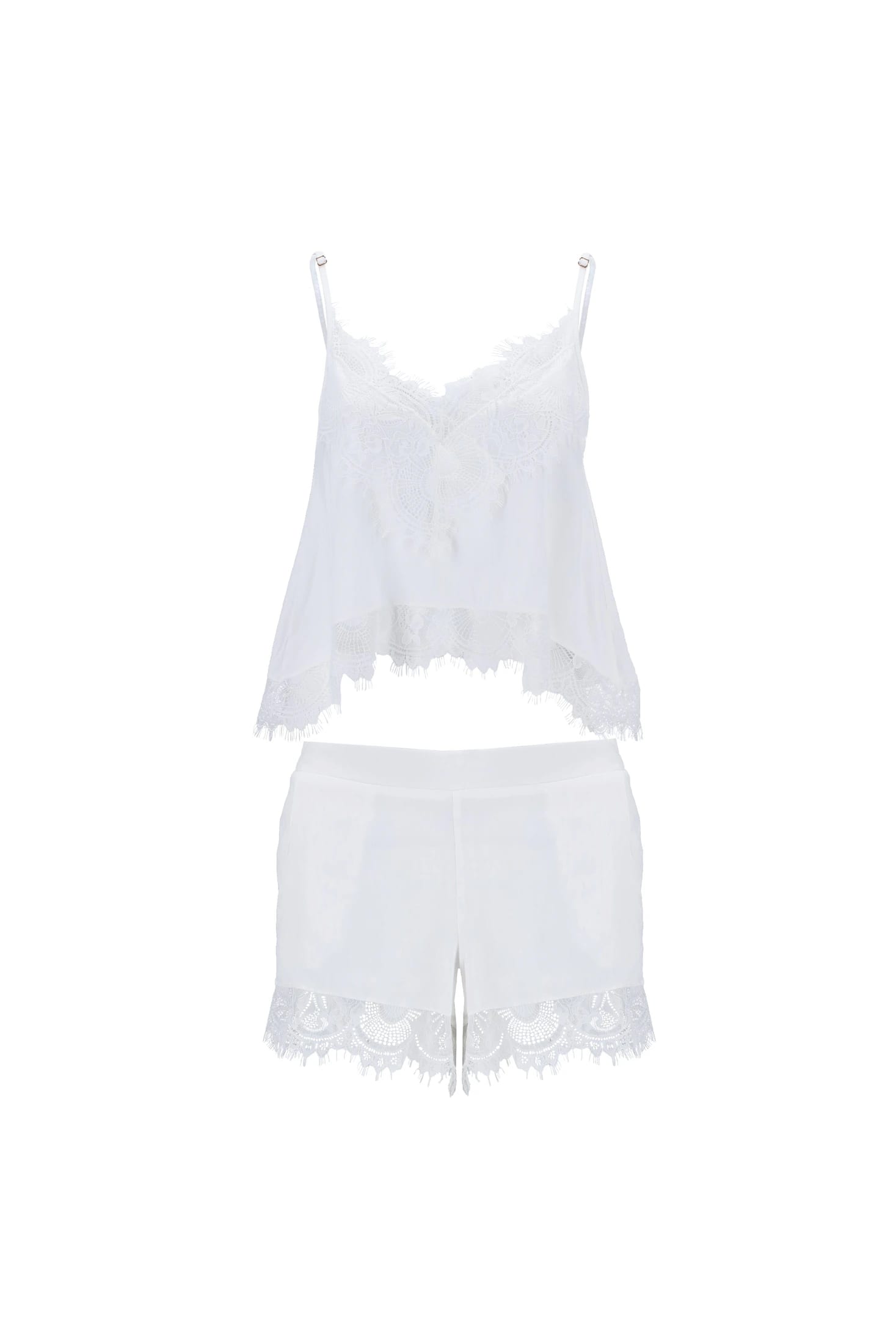 PIJAMA SHORT ELLIPSE VIBRANTE CRUDO - imagen 4