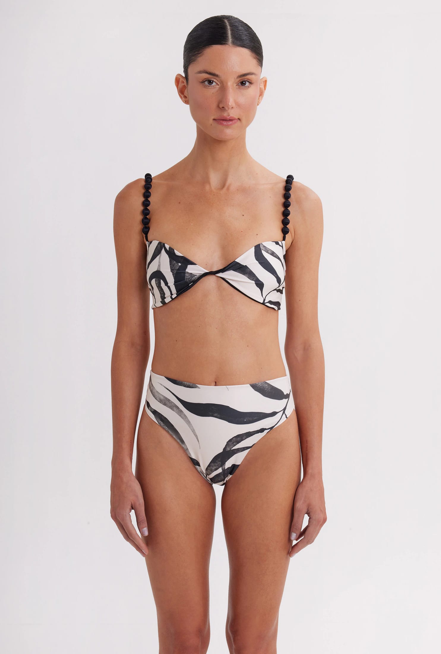 Bottom de Bikini High Ruby Wavy Leaf - imagen 2