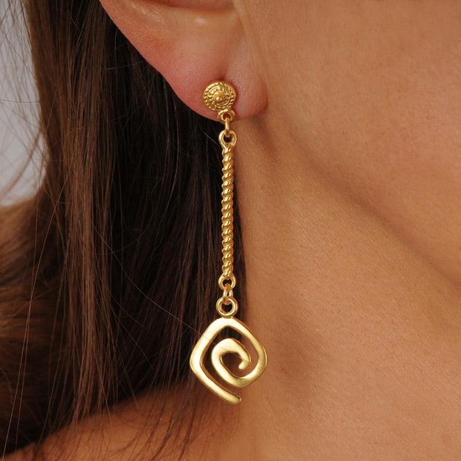 Arete Largo Decoración Calima - imagen 2