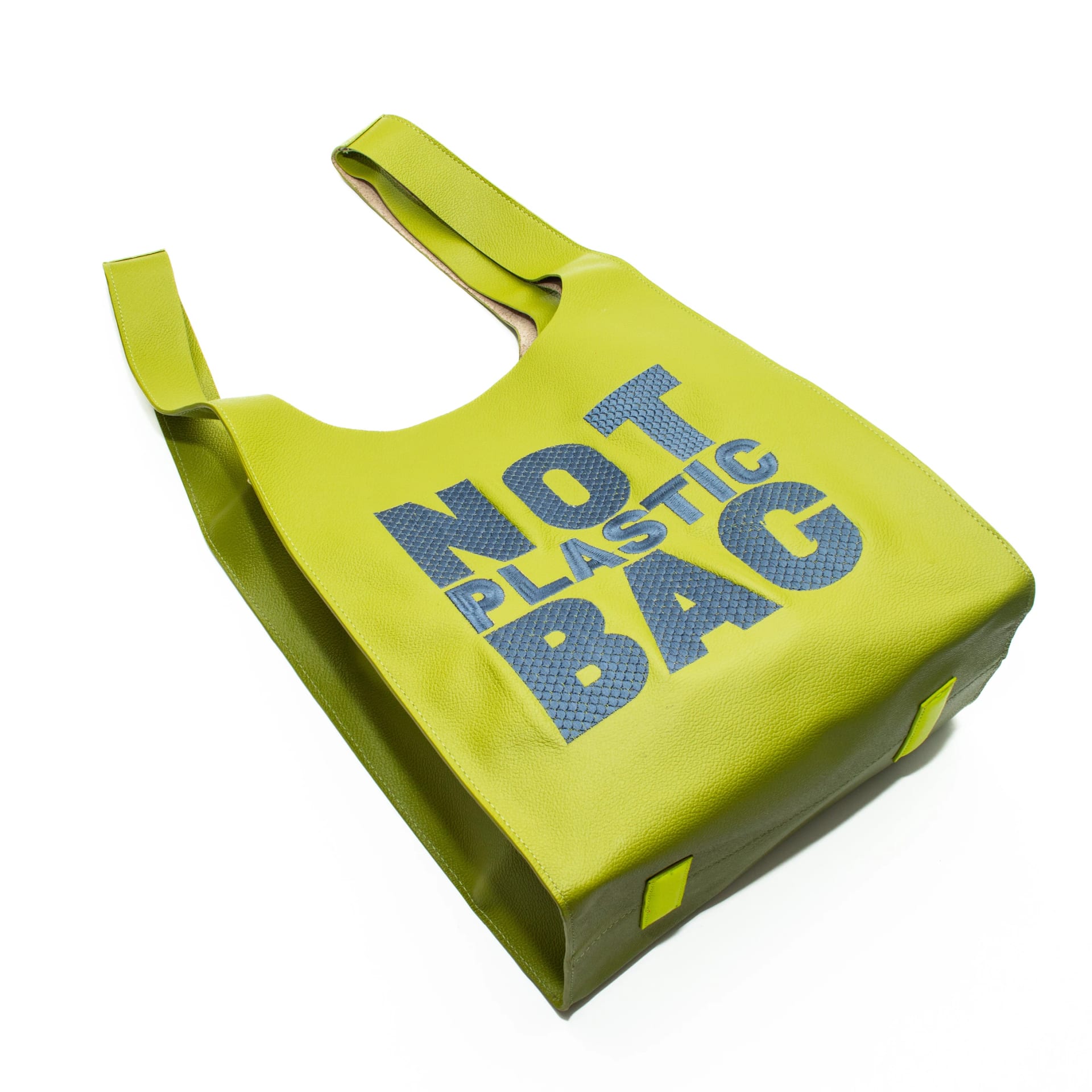 PLASTIC BAG - Pistachio x sky blue - imagen 3