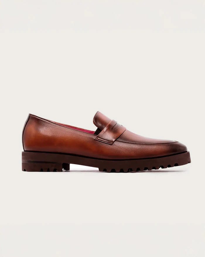 Mocasín Alessandro Cognac Suela Ultraliviana - imagen 1
