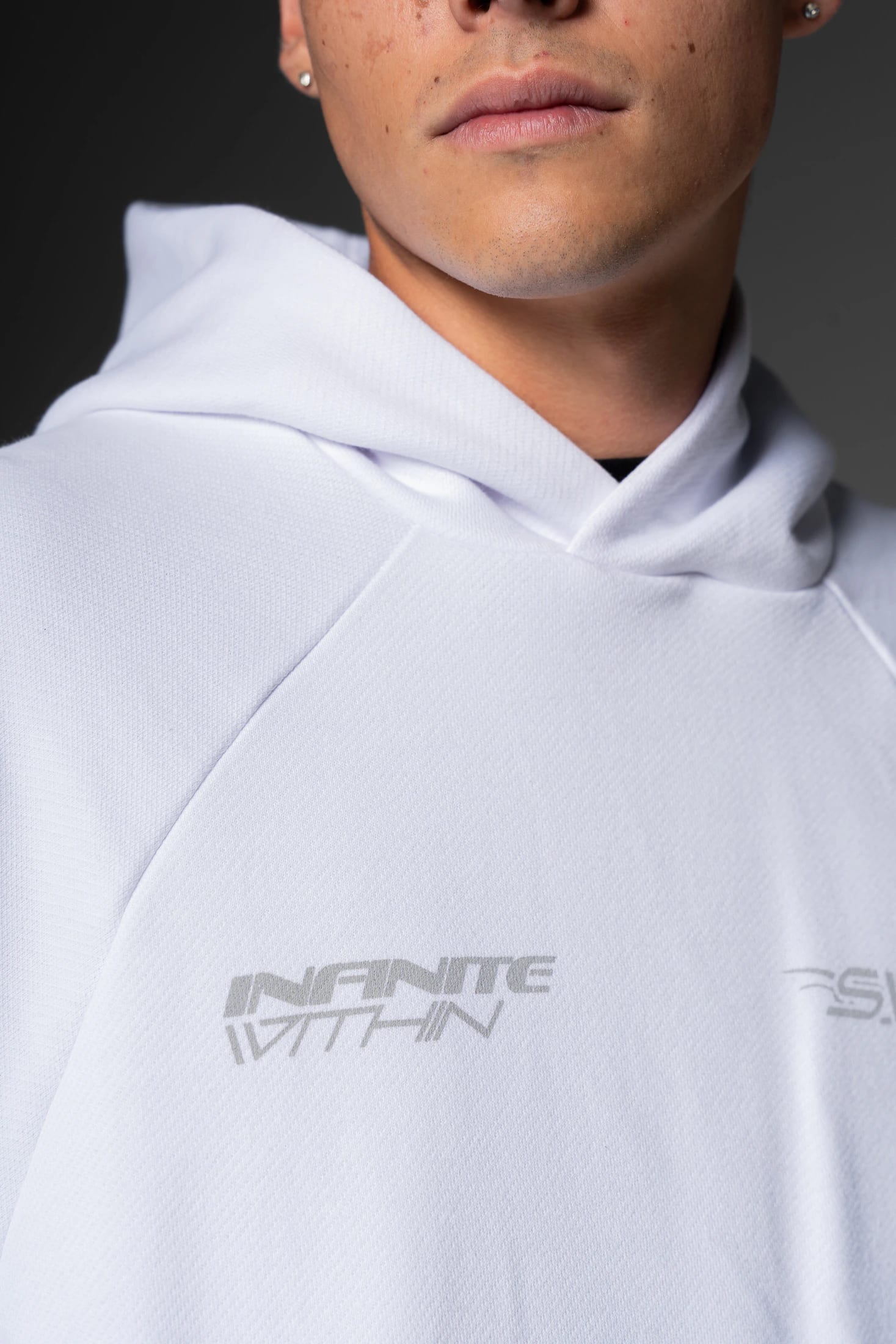 Hoodie Boxy fit Human form   400 gramos - imagen 5