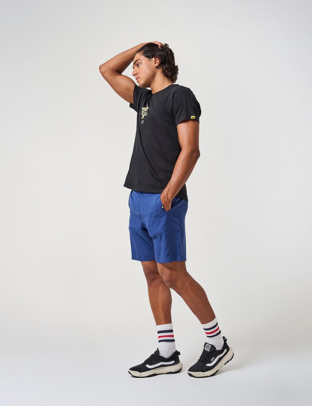 Camiseta Regular Fit Phase Trip negro Hombre - imagen 10