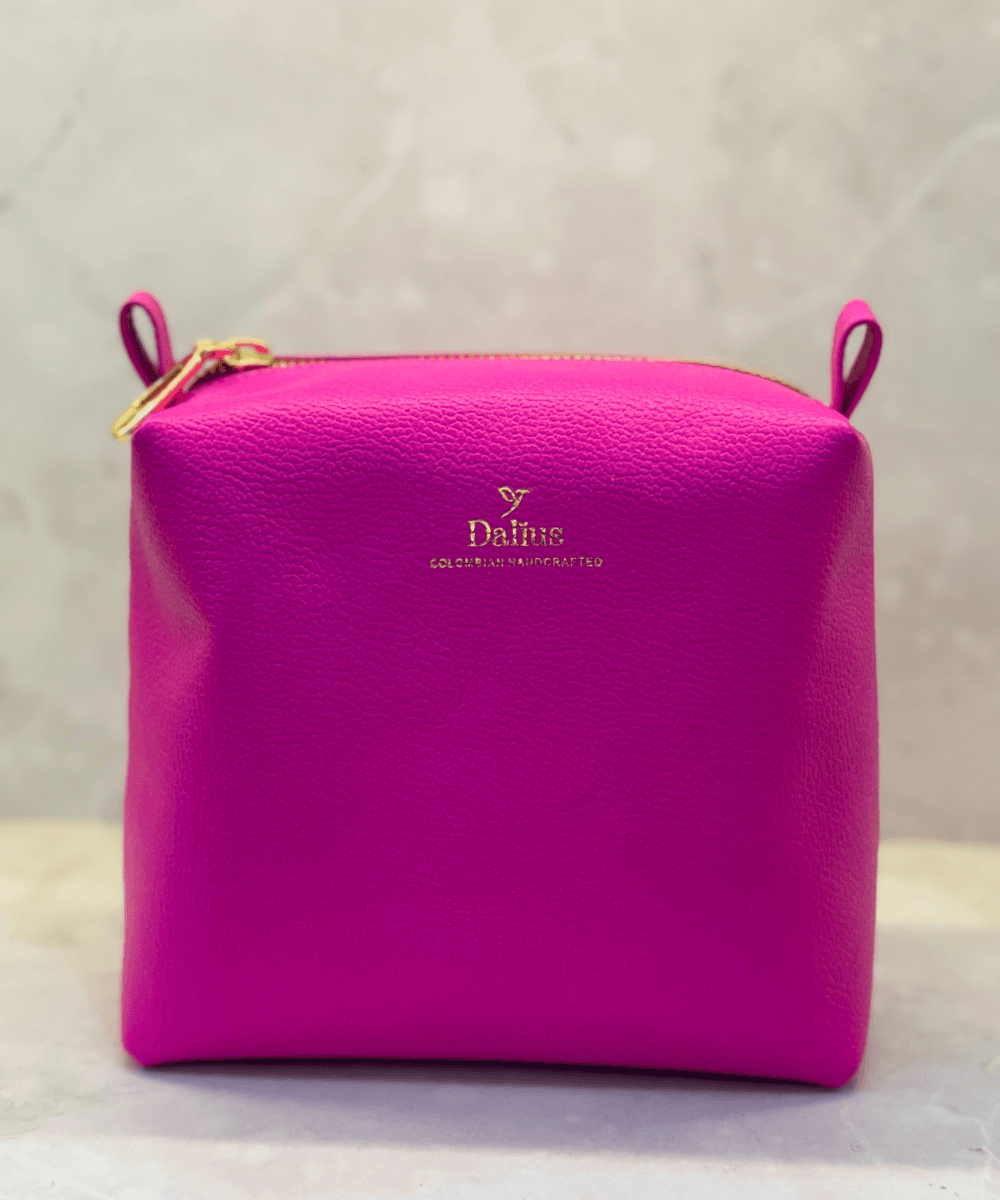 Bolso Transparente Mediano Fucsia - imagen 2