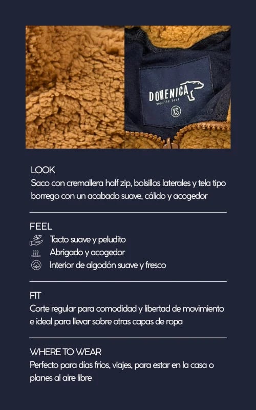 SACO OVEJERO CAMEL - UNISEX - imagen 9