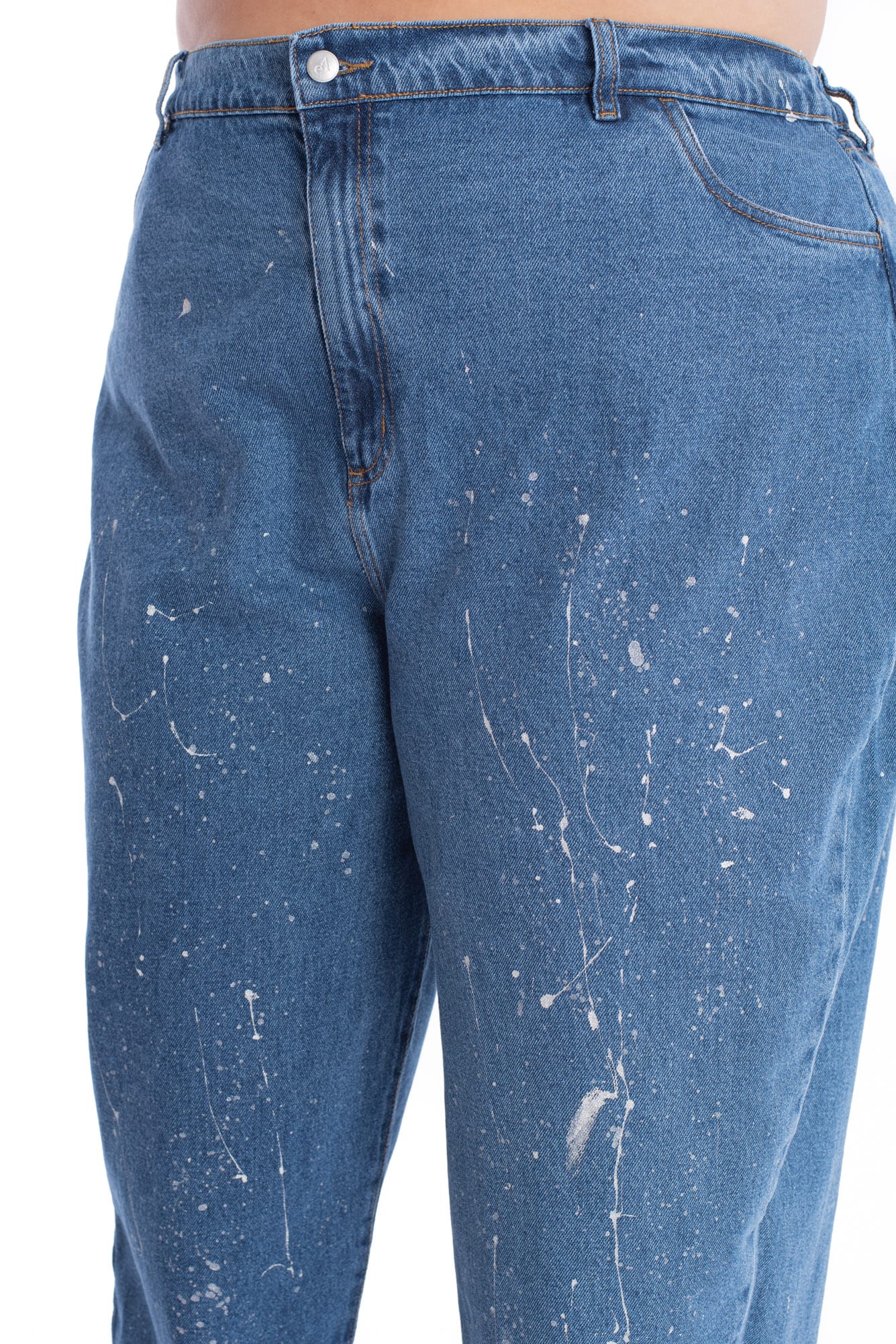 Jean Boyfriend Azul Medio Plata 377 - imagen 9