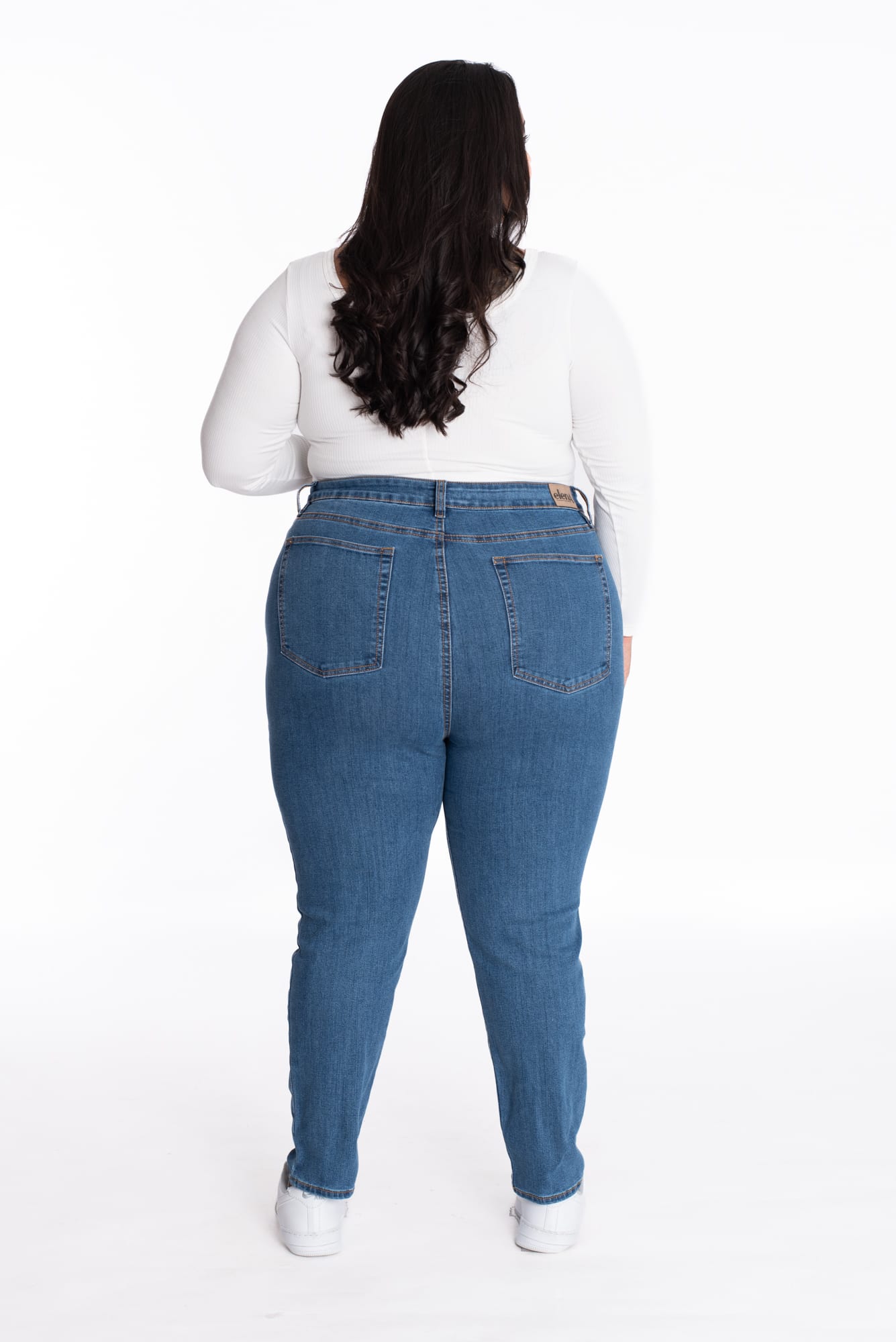Jean Skinny Azul Medio Roto 407 - imagen 13