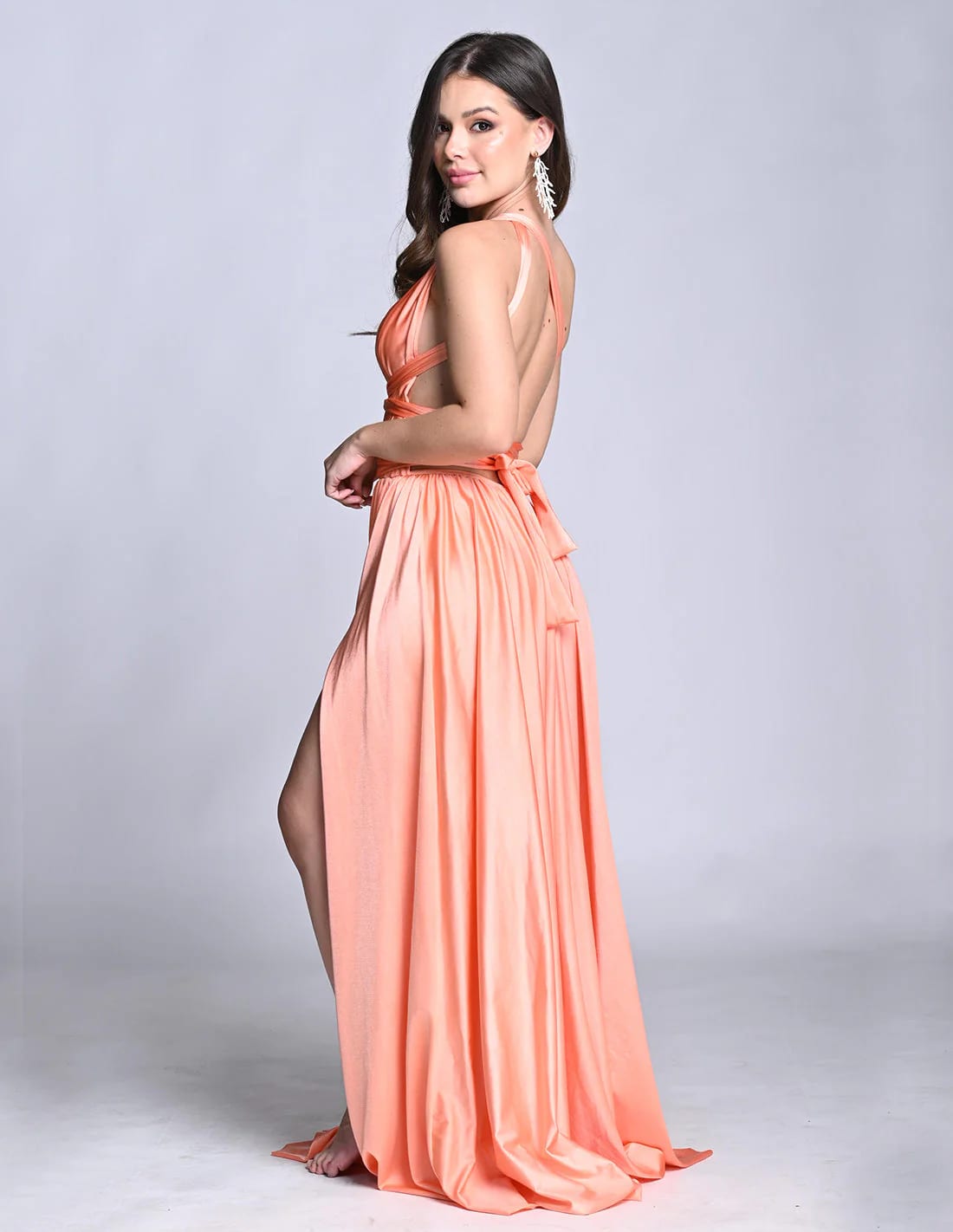 Vestido Plutón Salmon - imagen 4