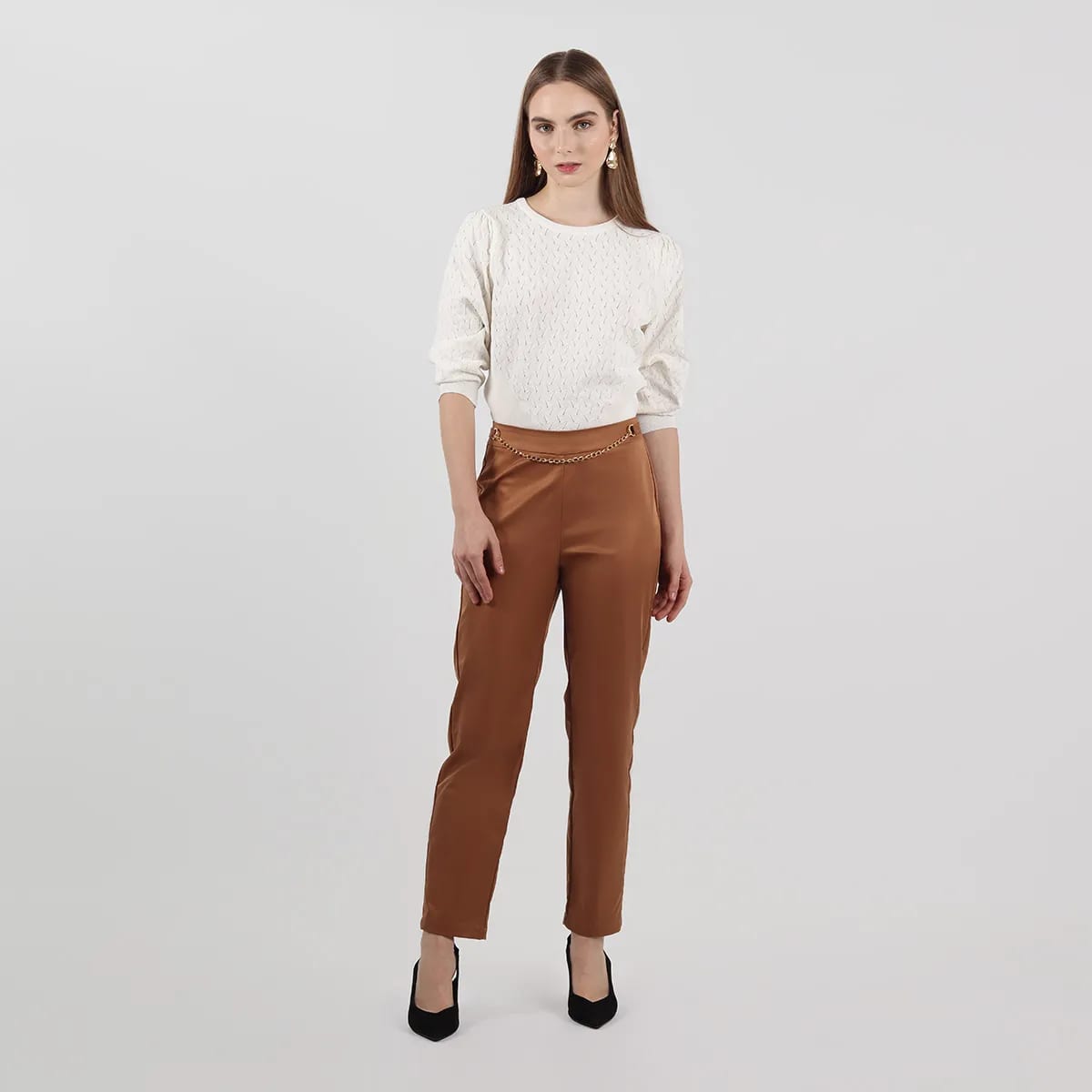 Pantalon tiro alto bota recta - imagen 1