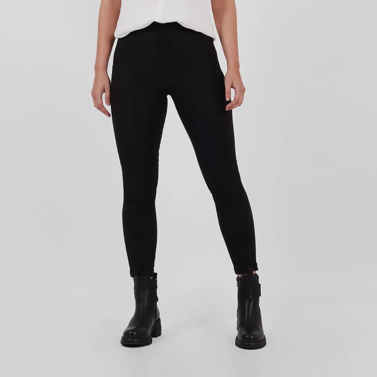 Pantalon tiro medio bota skinny - imagen 2