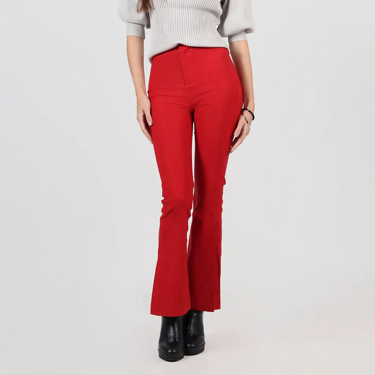 Pantalon tiro alto bota flare - imagen 2