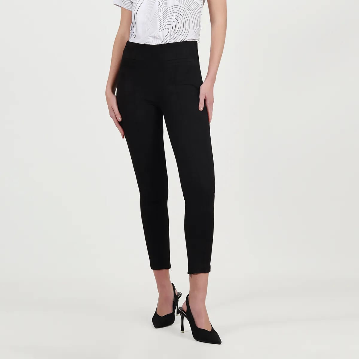 Pantalon tiro alto bota skinny - imagen 3