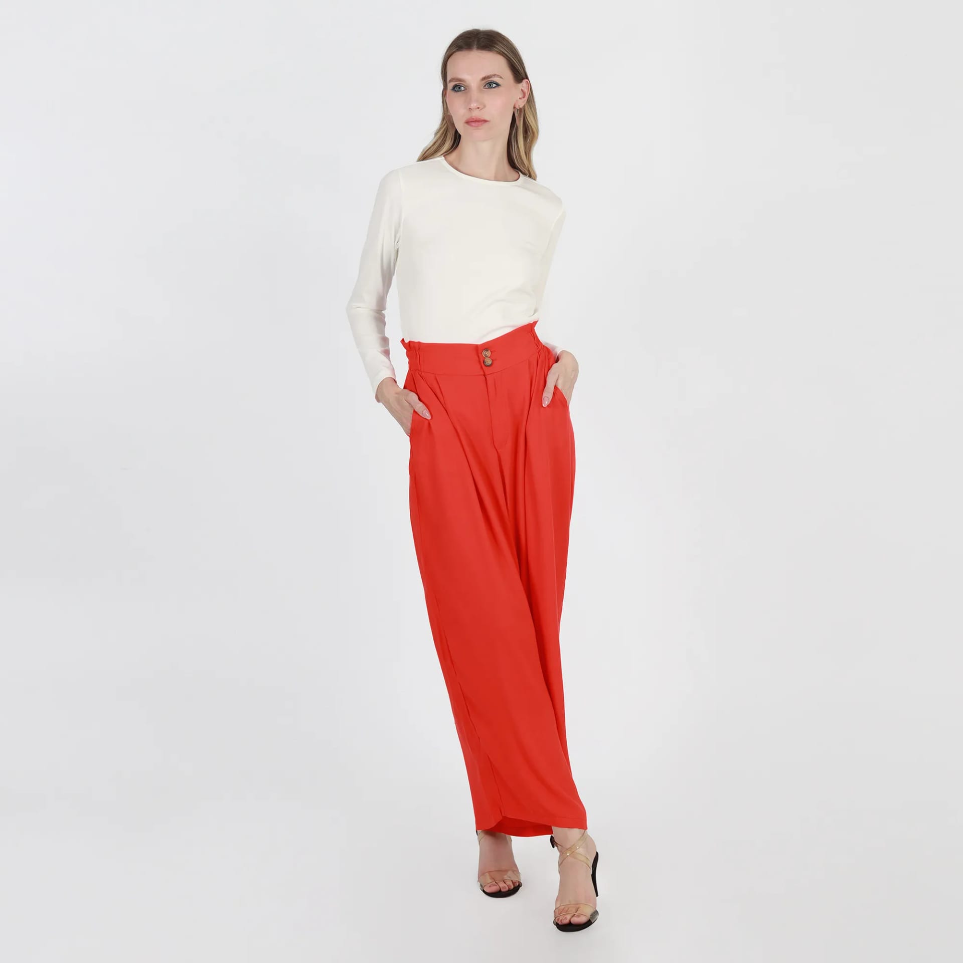 Pantalon Tiro Medio Bota Recta - imagen 1
