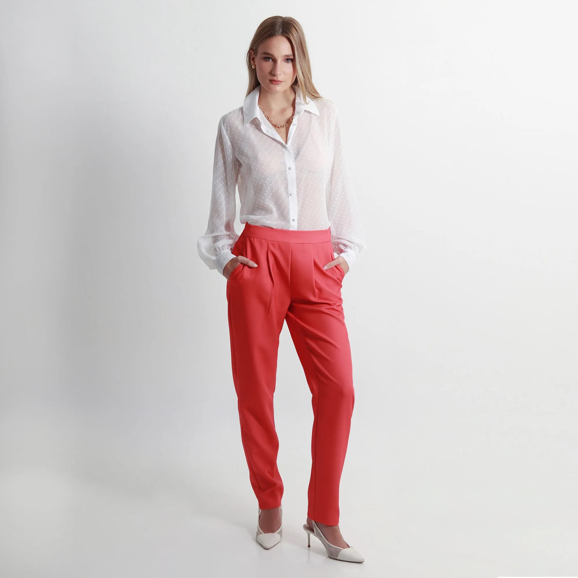 Pantalon Tiro Alto Bota Recta - imagen 1