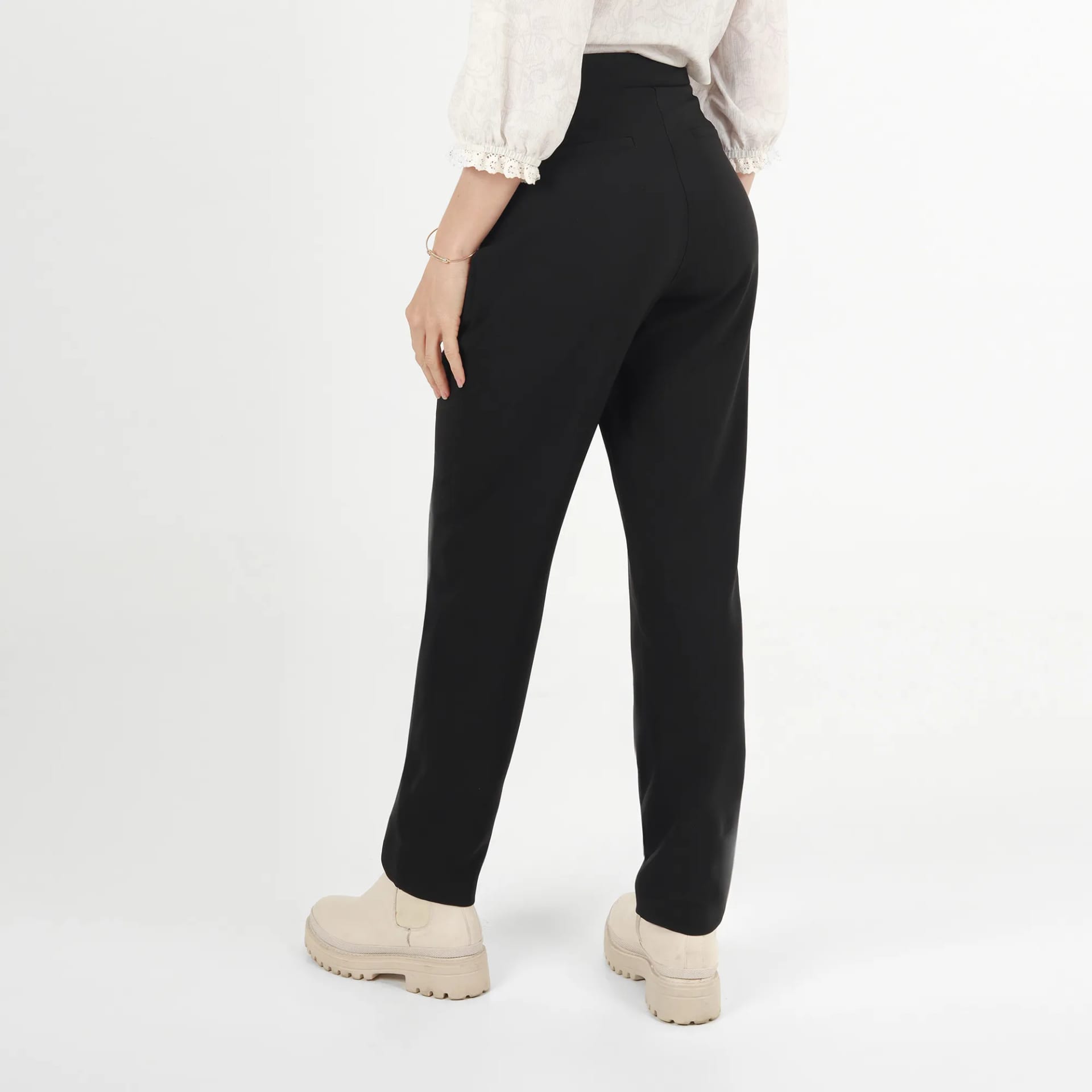 Pantalon Tiro Alto Bota Recta - imagen 4