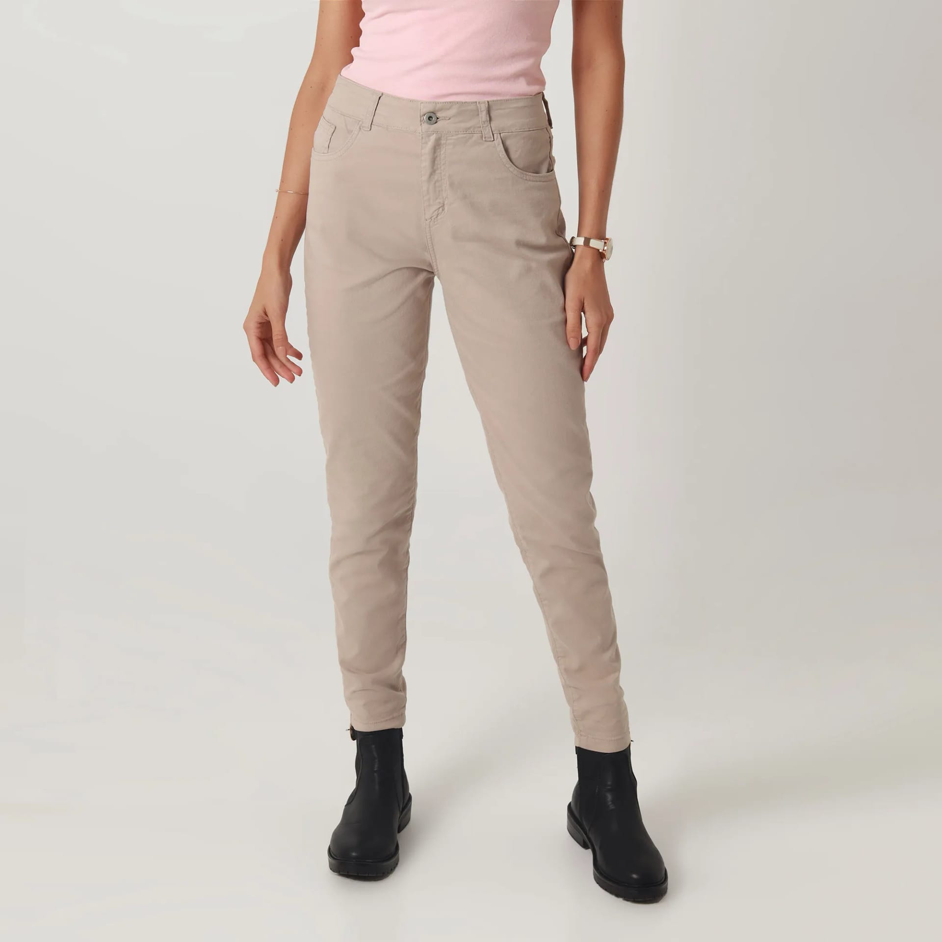 Pantalon Tiro Alto Bota Skinny - imagen 1