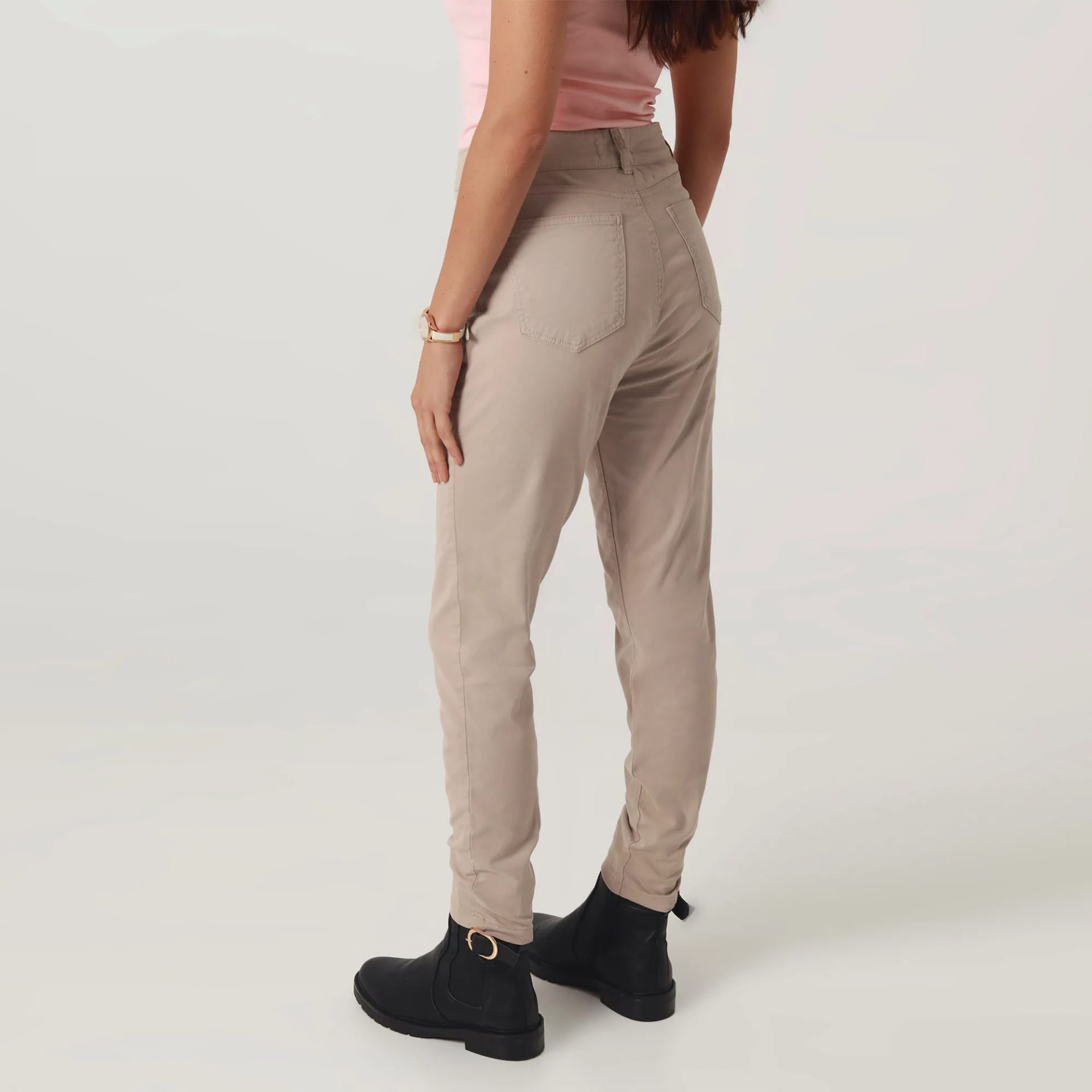 Pantalon Tiro Alto Bota Skinny - imagen 4