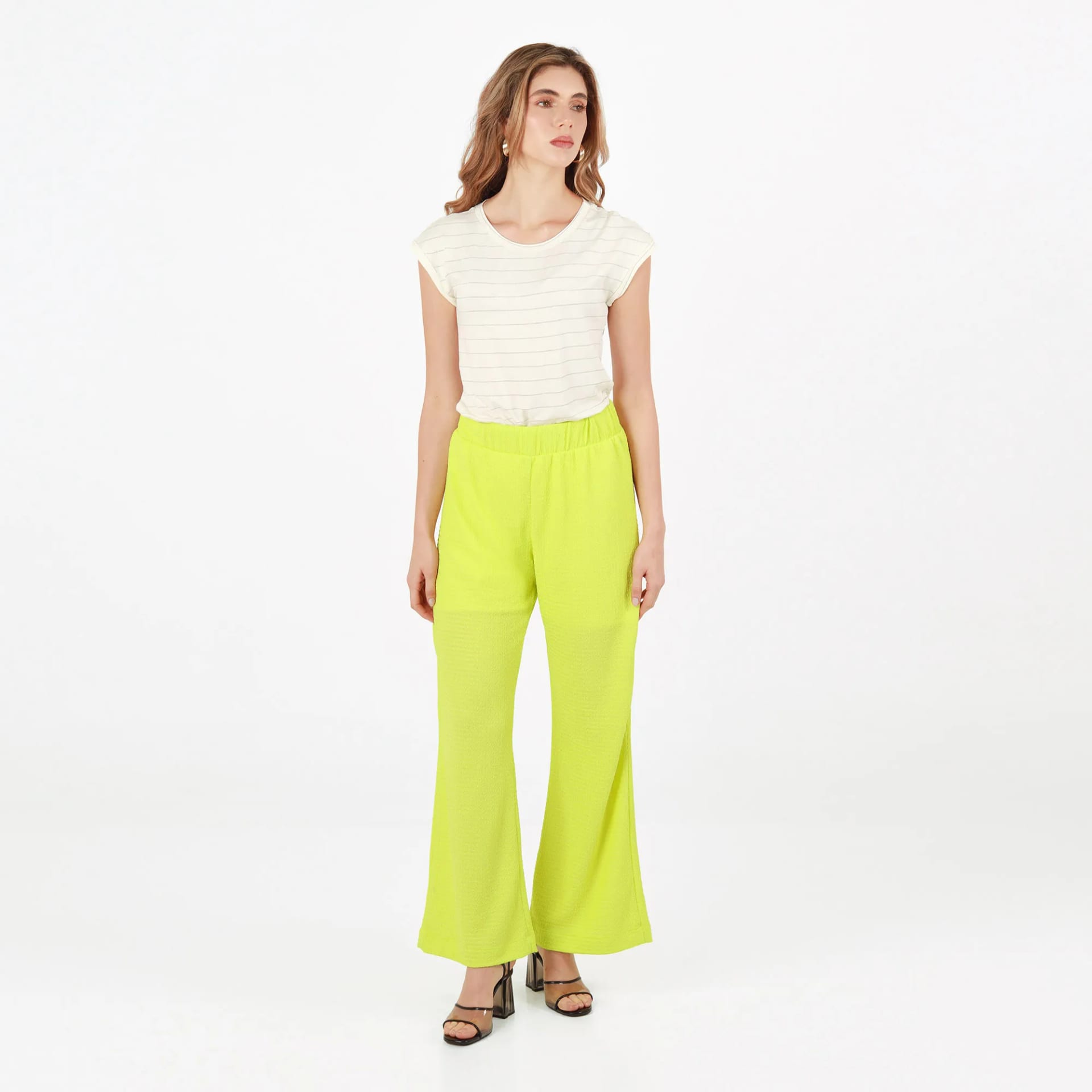 Pantalon Tiro Alto Bota Flare - imagen 1