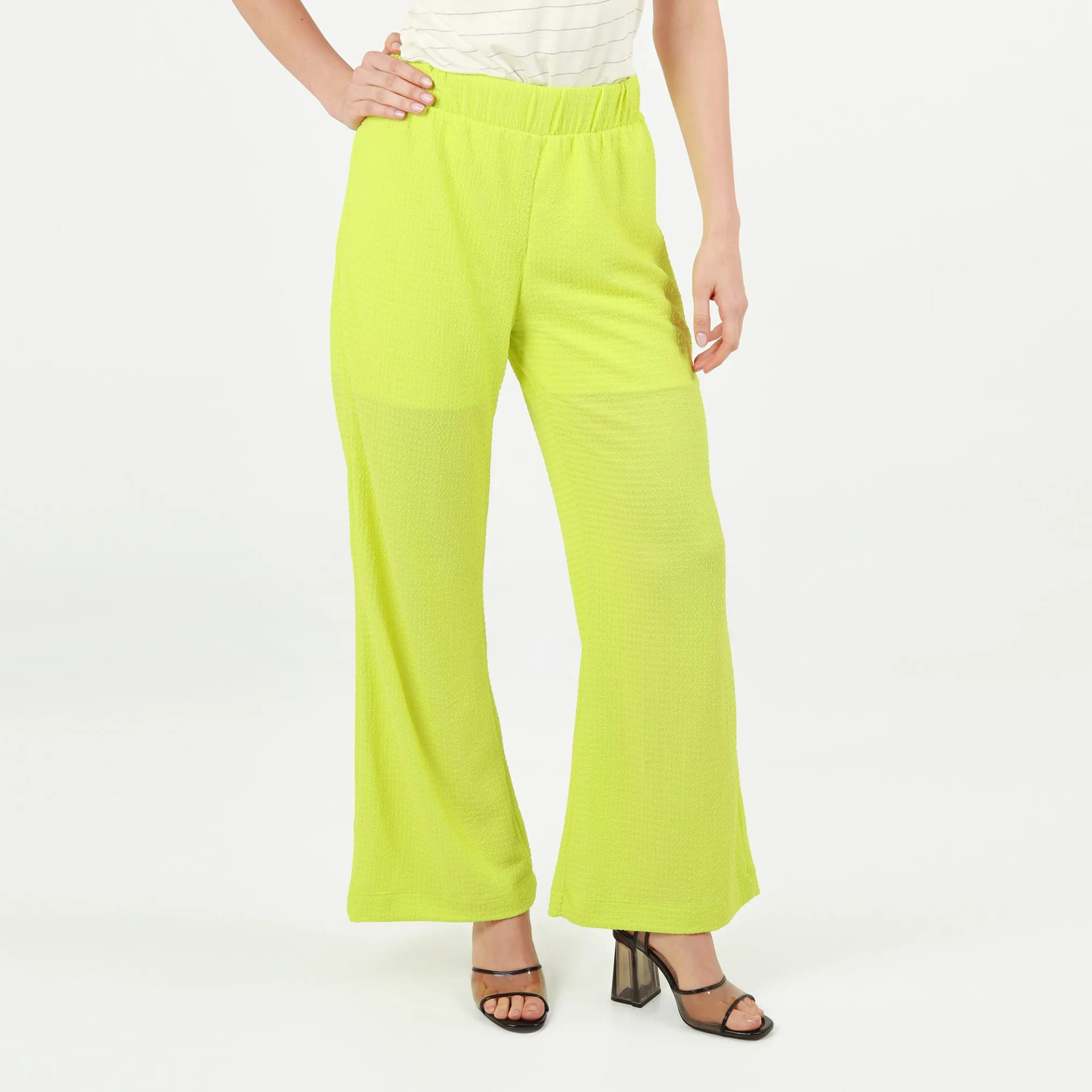 Pantalon Tiro Alto Bota Flare - imagen 3