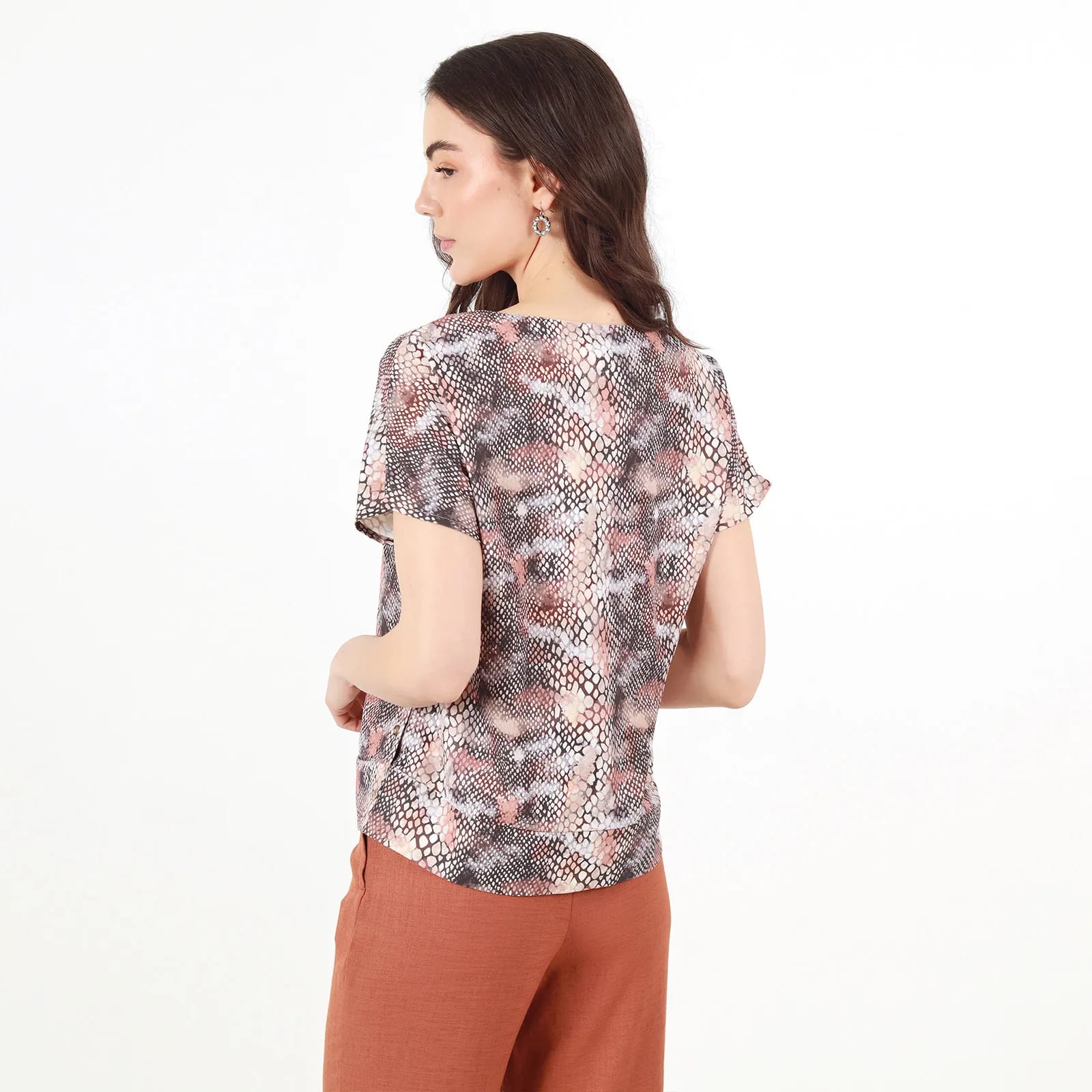 Blusa Cuello V Manga Corta - imagen 45