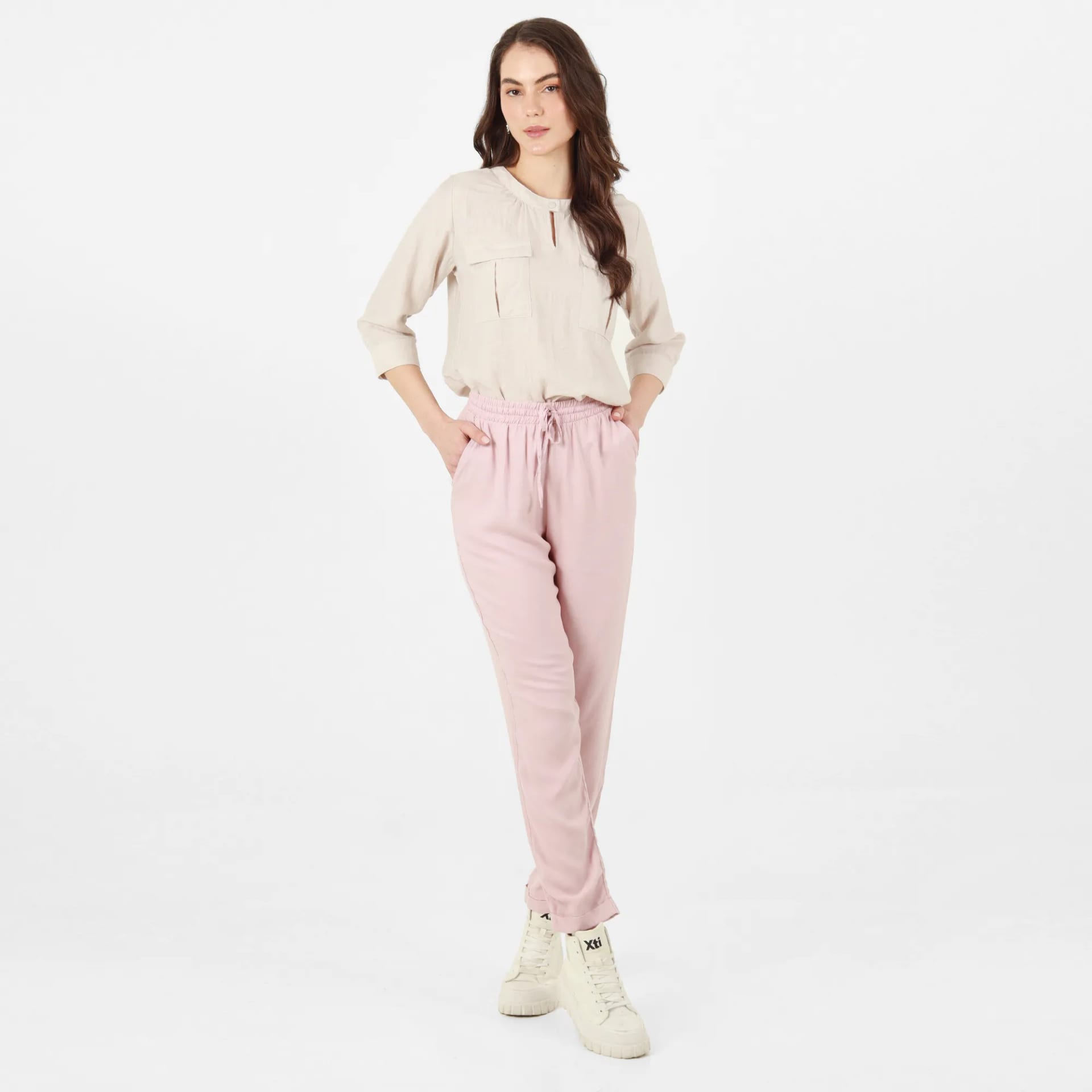 Pantalon Tiro Alto Bota Recta - imagen 1