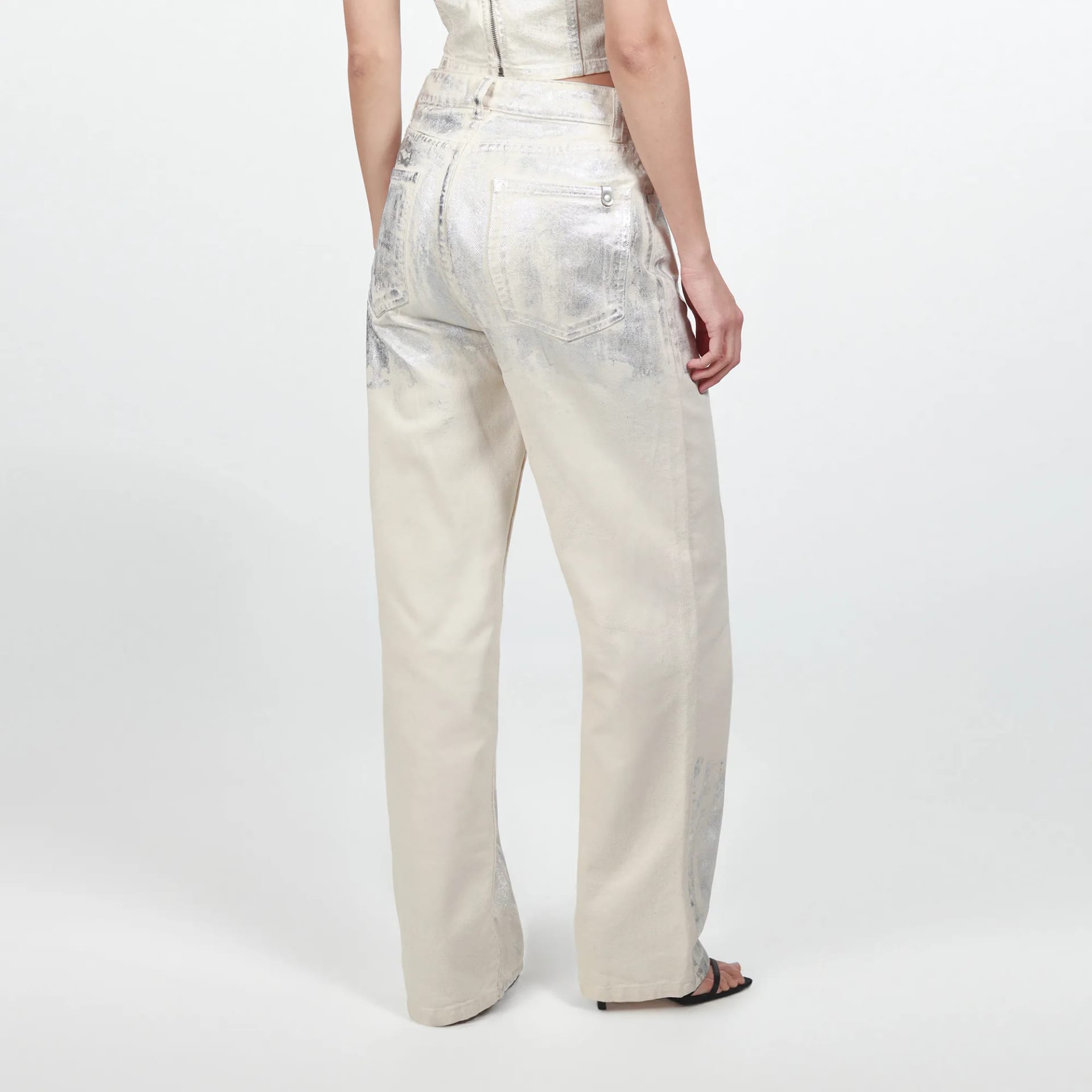 Pantalon Tiro Alto Bota Recta - imagen 5