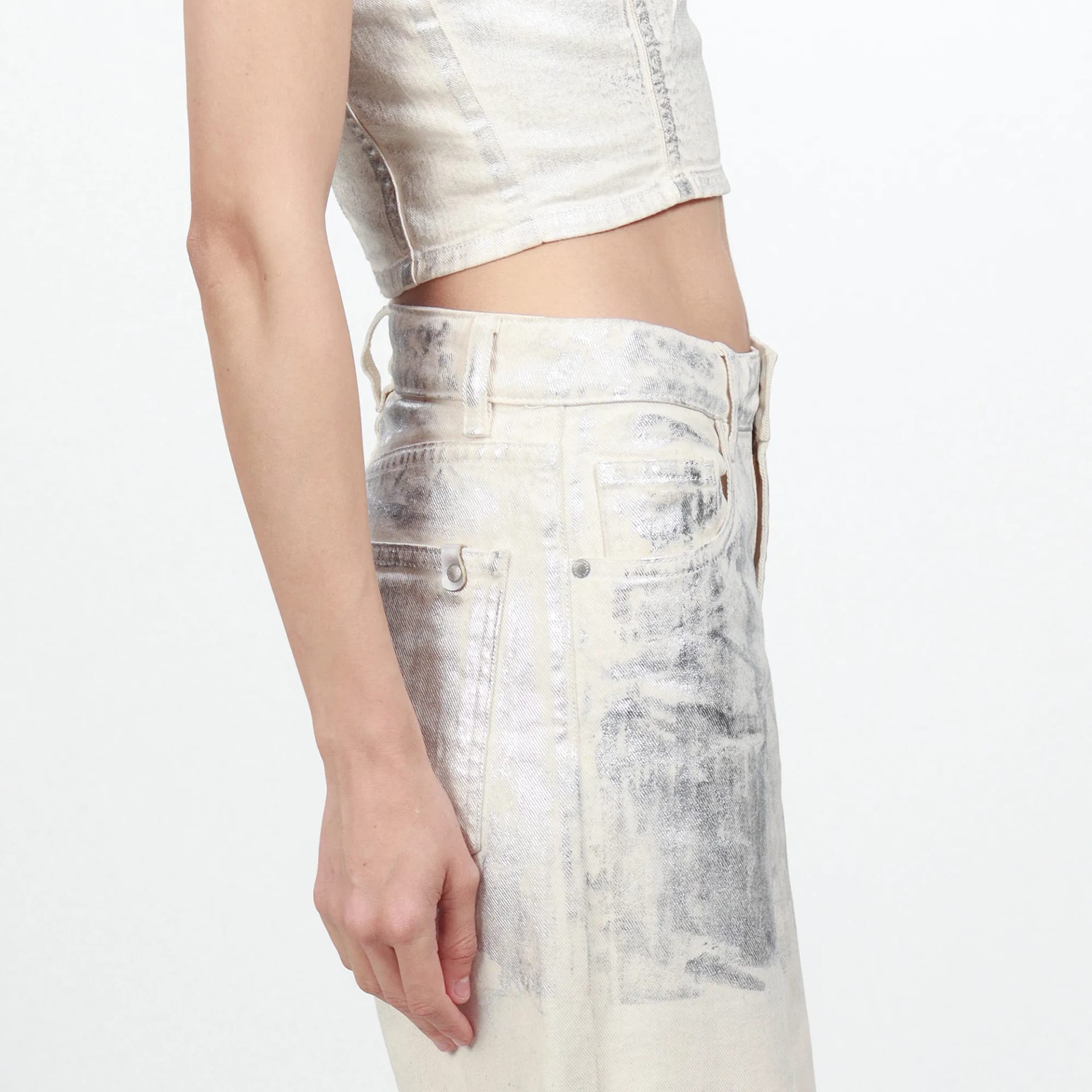 Pantalon Tiro Alto Bota Recta - imagen 6