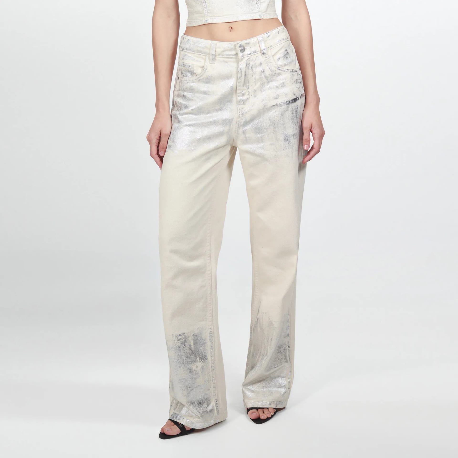 Pantalon Tiro Alto Bota Recta - imagen 2