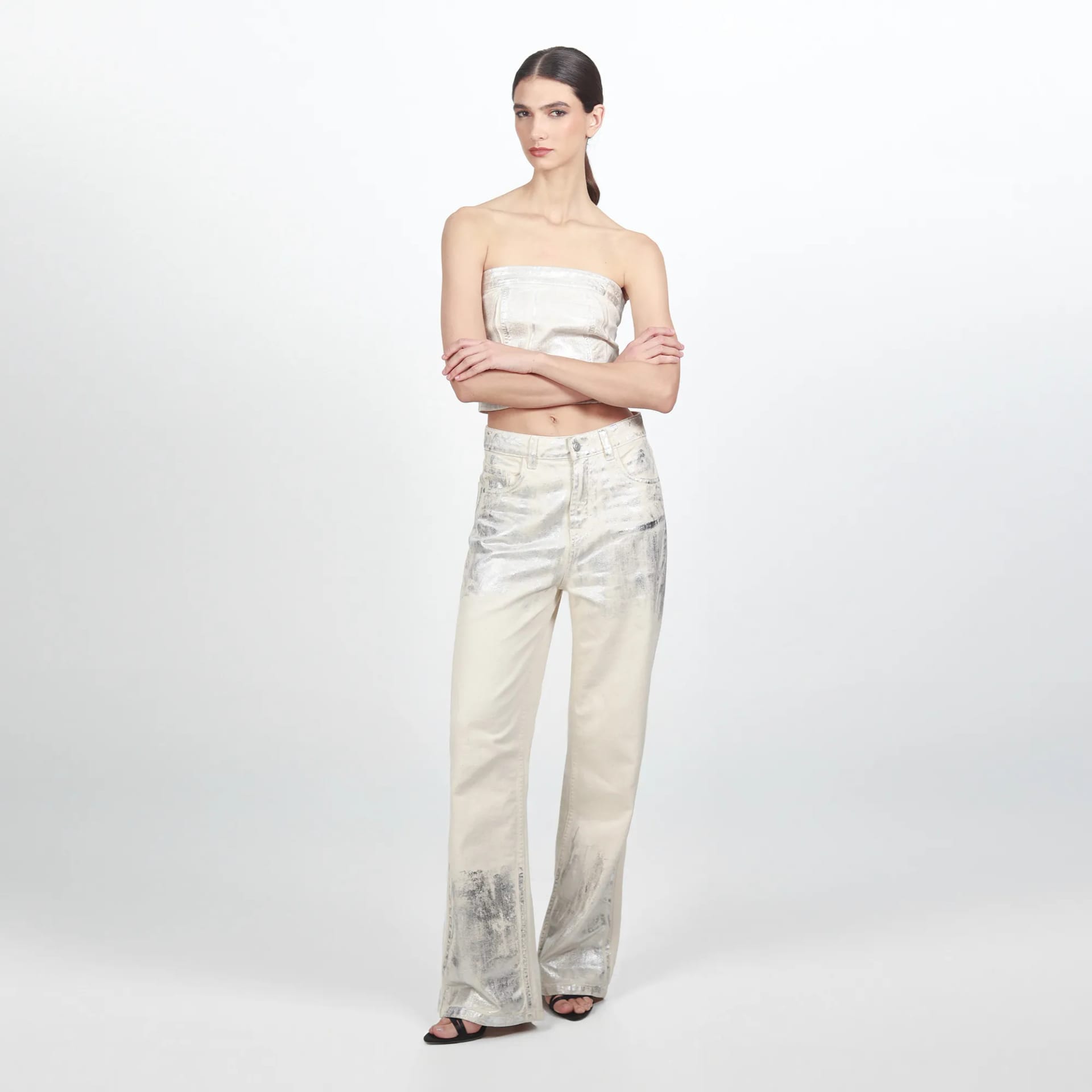 Pantalon Tiro Alto Bota Recta - imagen 1