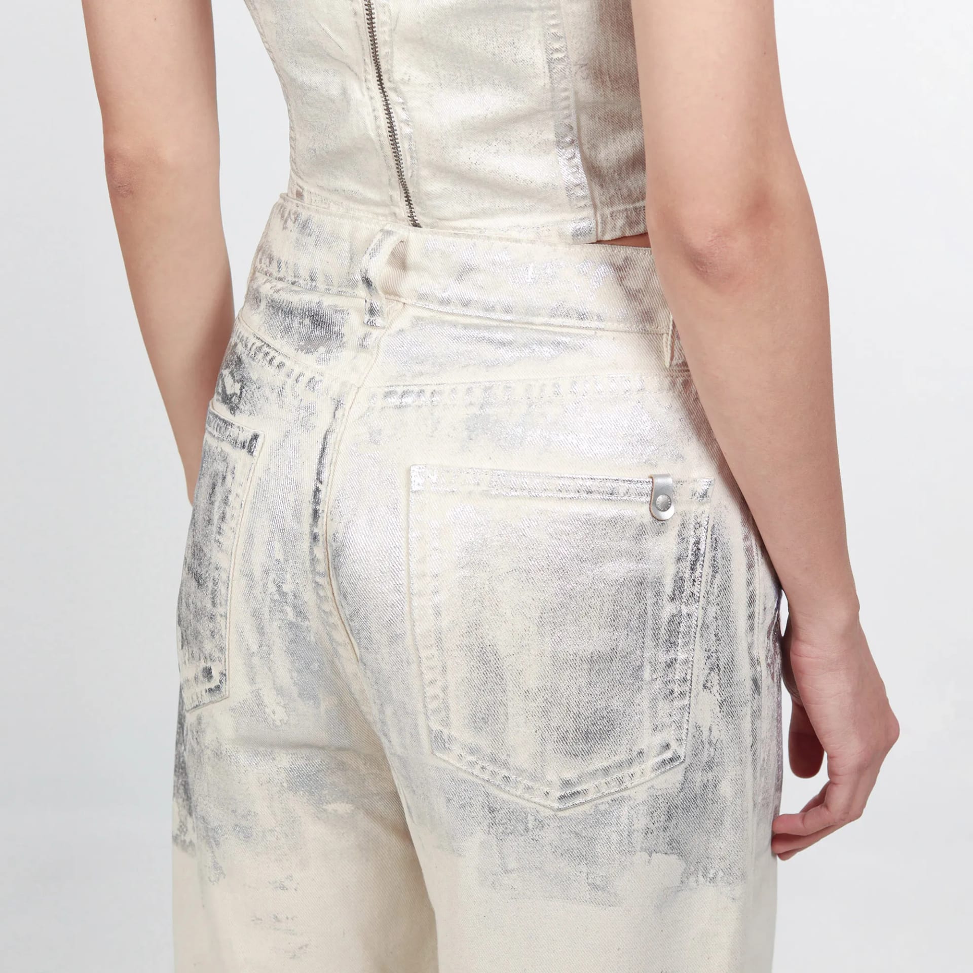 Pantalon Tiro Alto Bota Recta - imagen 3