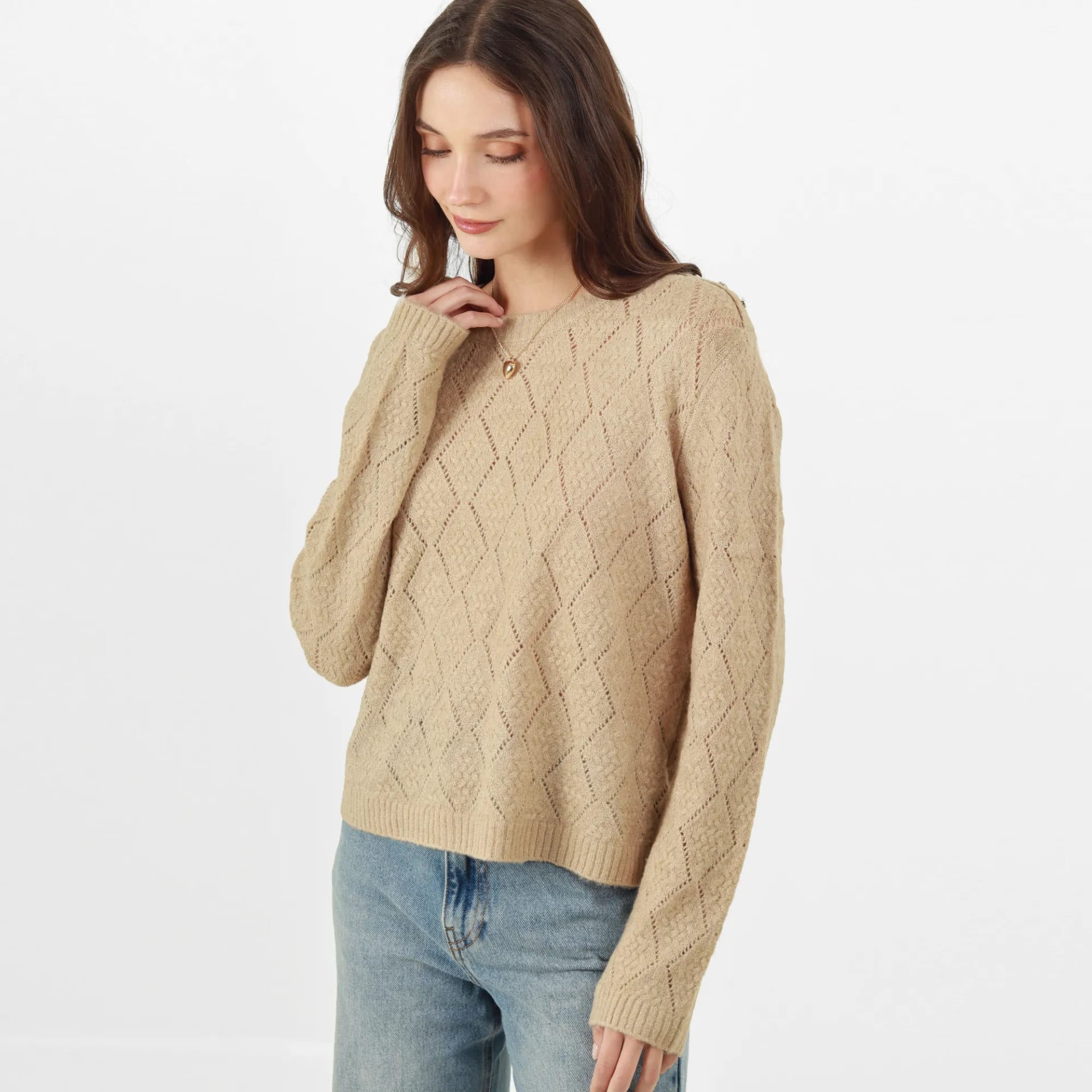 Sweater Cuello Redondo Manga Larga - imagen 6