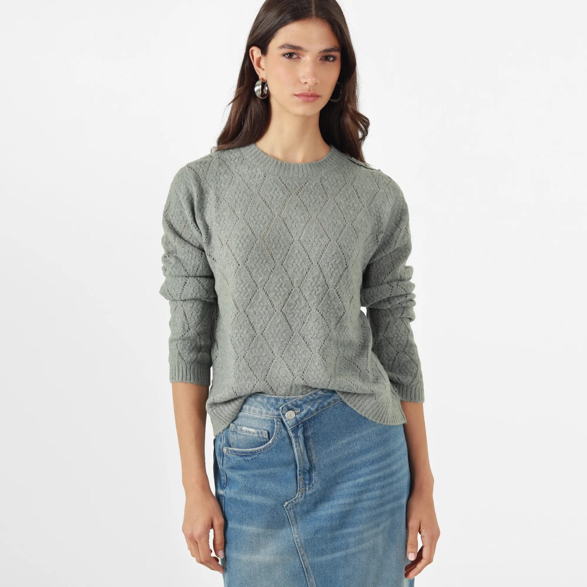 Sweater Cuello Redondo Manga Larga - imagen 3