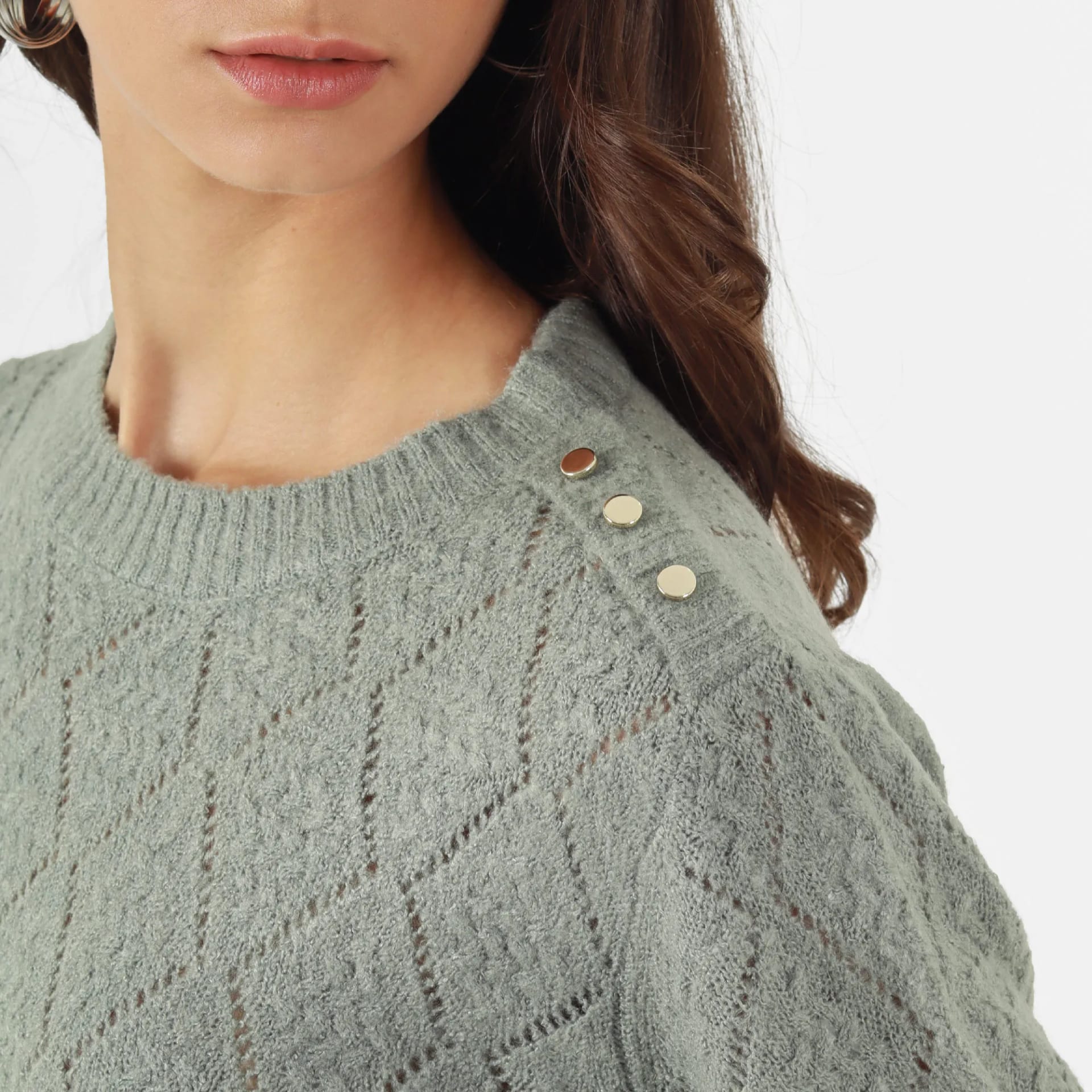Sweater Cuello Redondo Manga Larga - imagen 2
