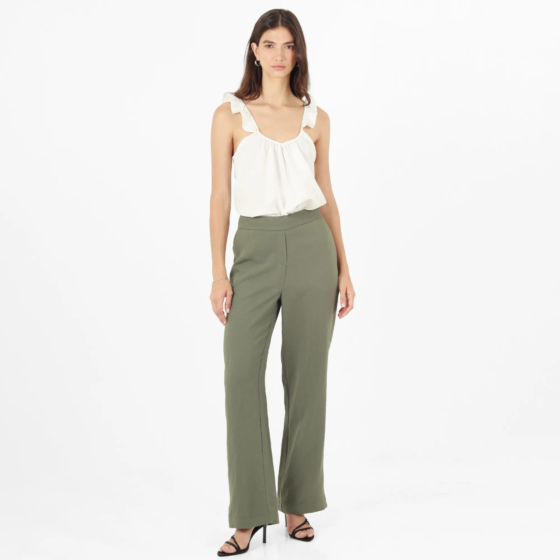 Pantalon Tiro Alto Bota Recta - imagen 1