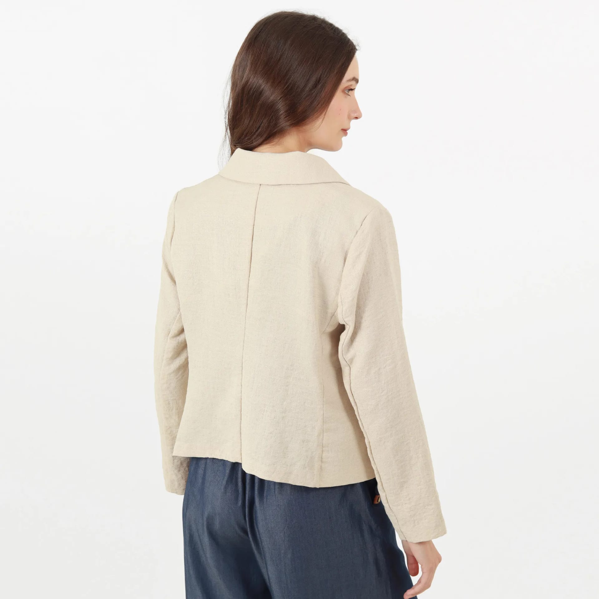 Chaqueta Cuello Solapa Manga Larga - imagen 2