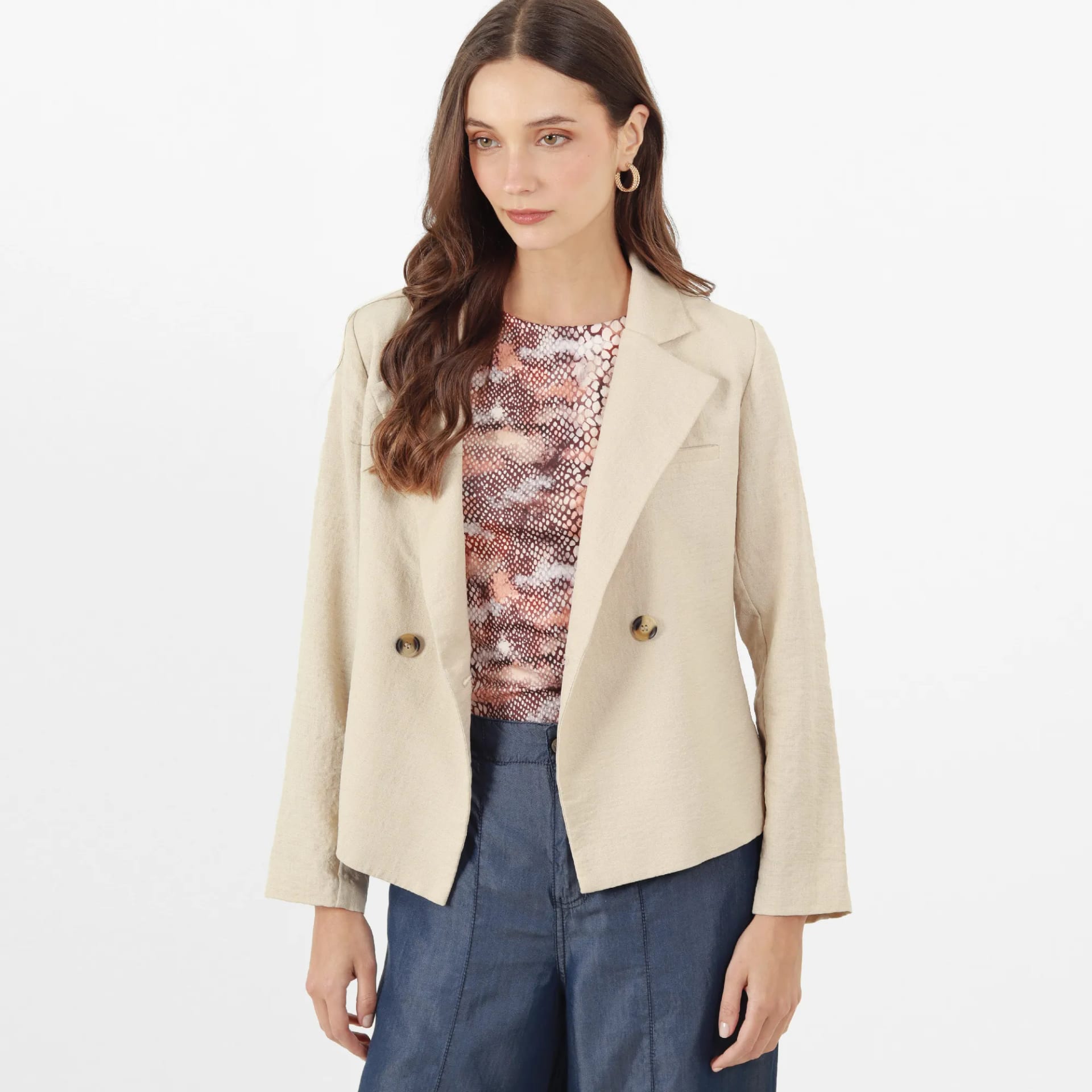Chaqueta Cuello Solapa Manga Larga - imagen 4