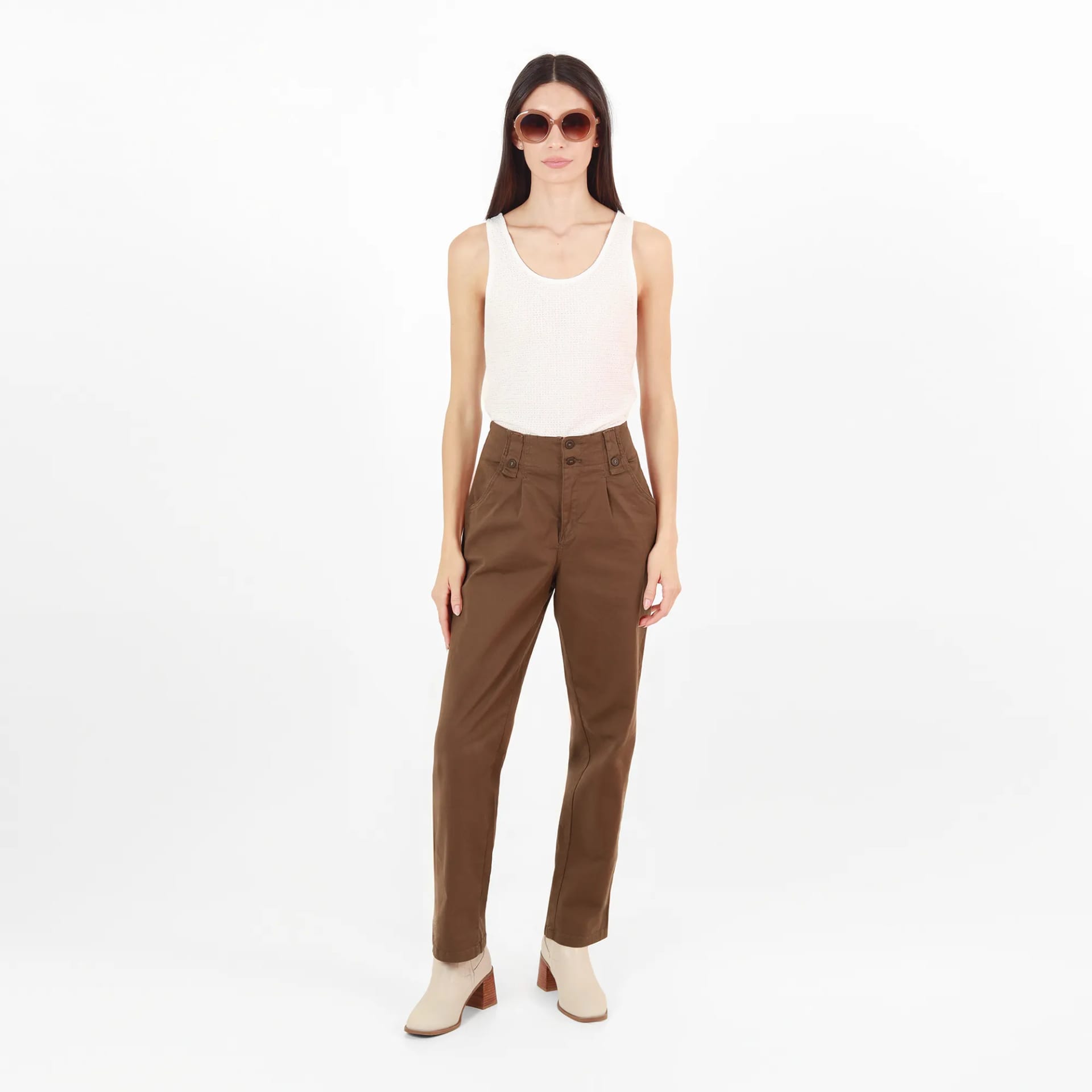 Pantalon Tiro Alto Bota Recta - imagen 1