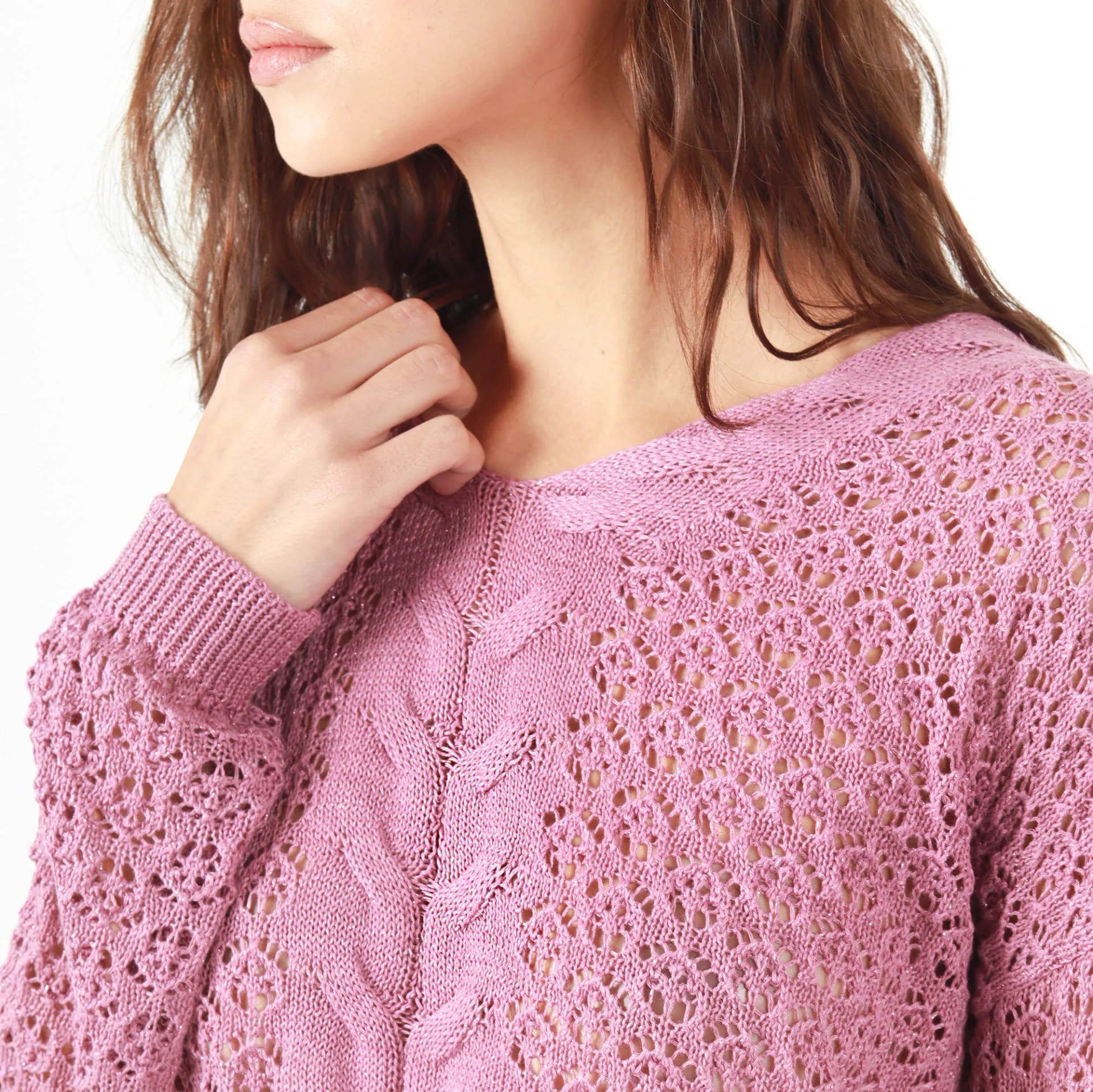 Sweater Cuello V Manga Larga - imagen 4