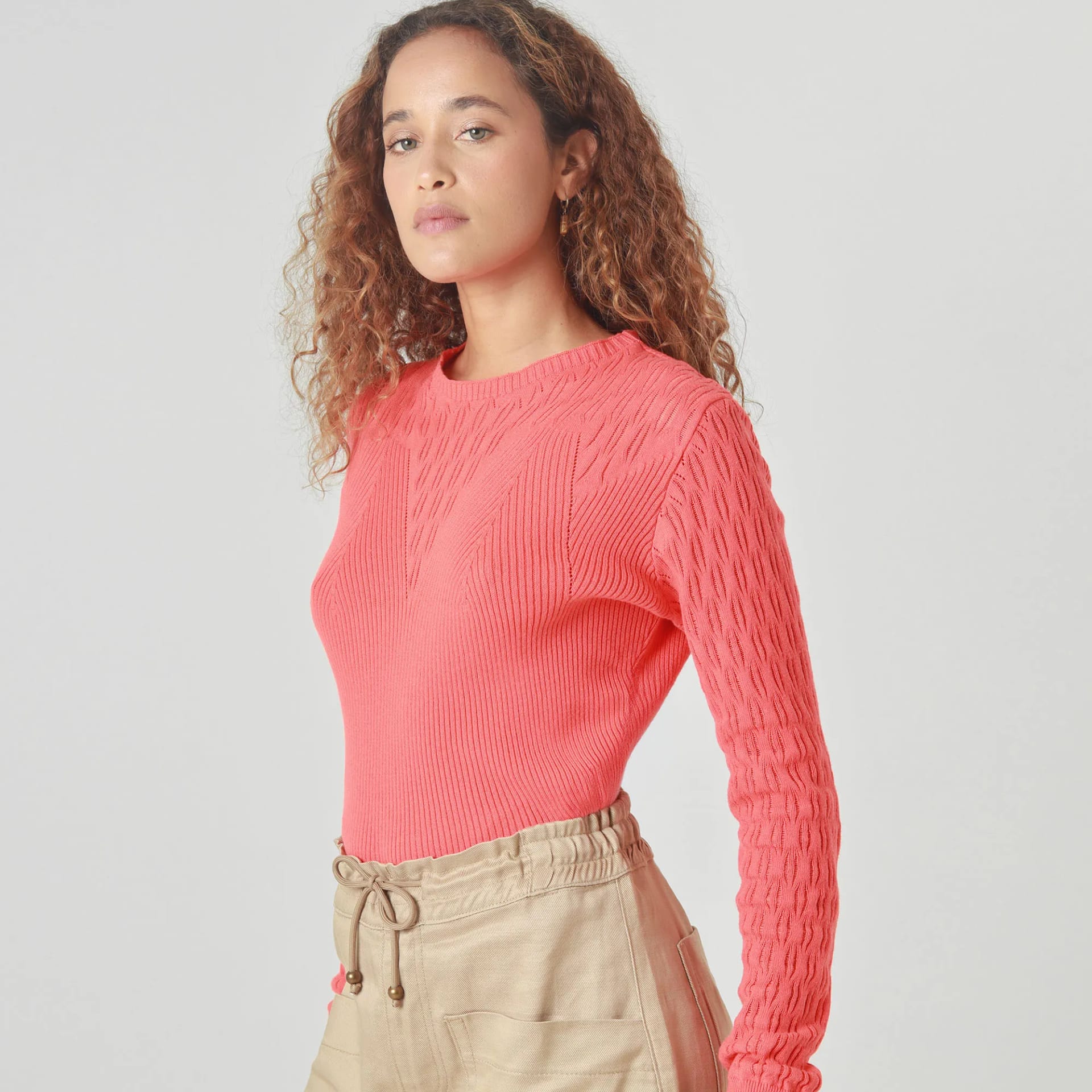 Sweater Cuello Redondo Manga Larga - imagen 1