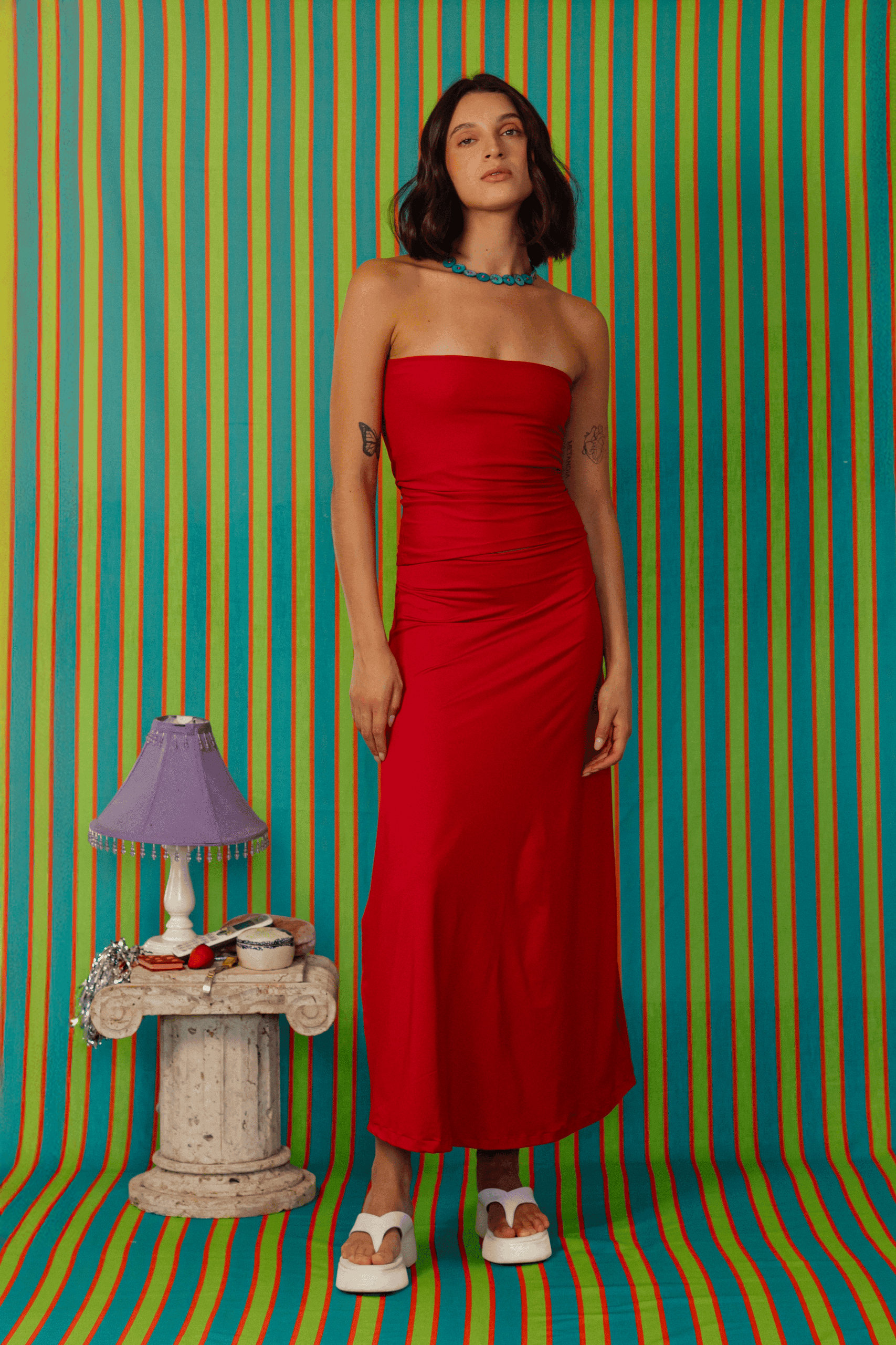 Red Tube Top - imagen 1