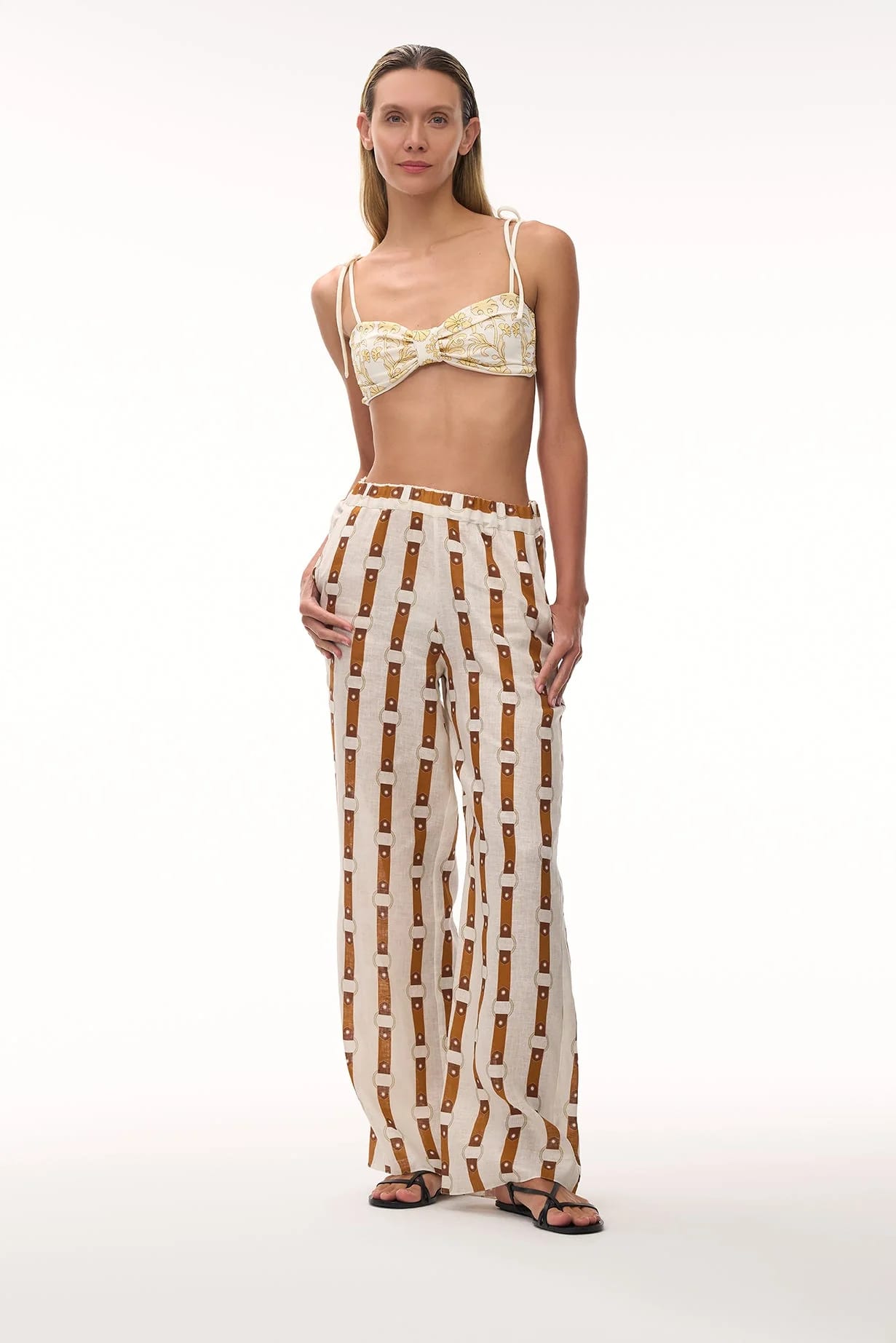 San Benito Linen Pants / Horse Reins - imagen 3