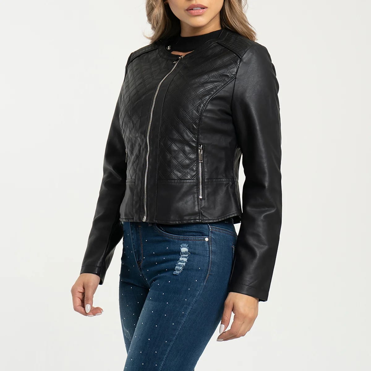 Chaqueta Sintetica Cuello Redondo Thais - imagen 6