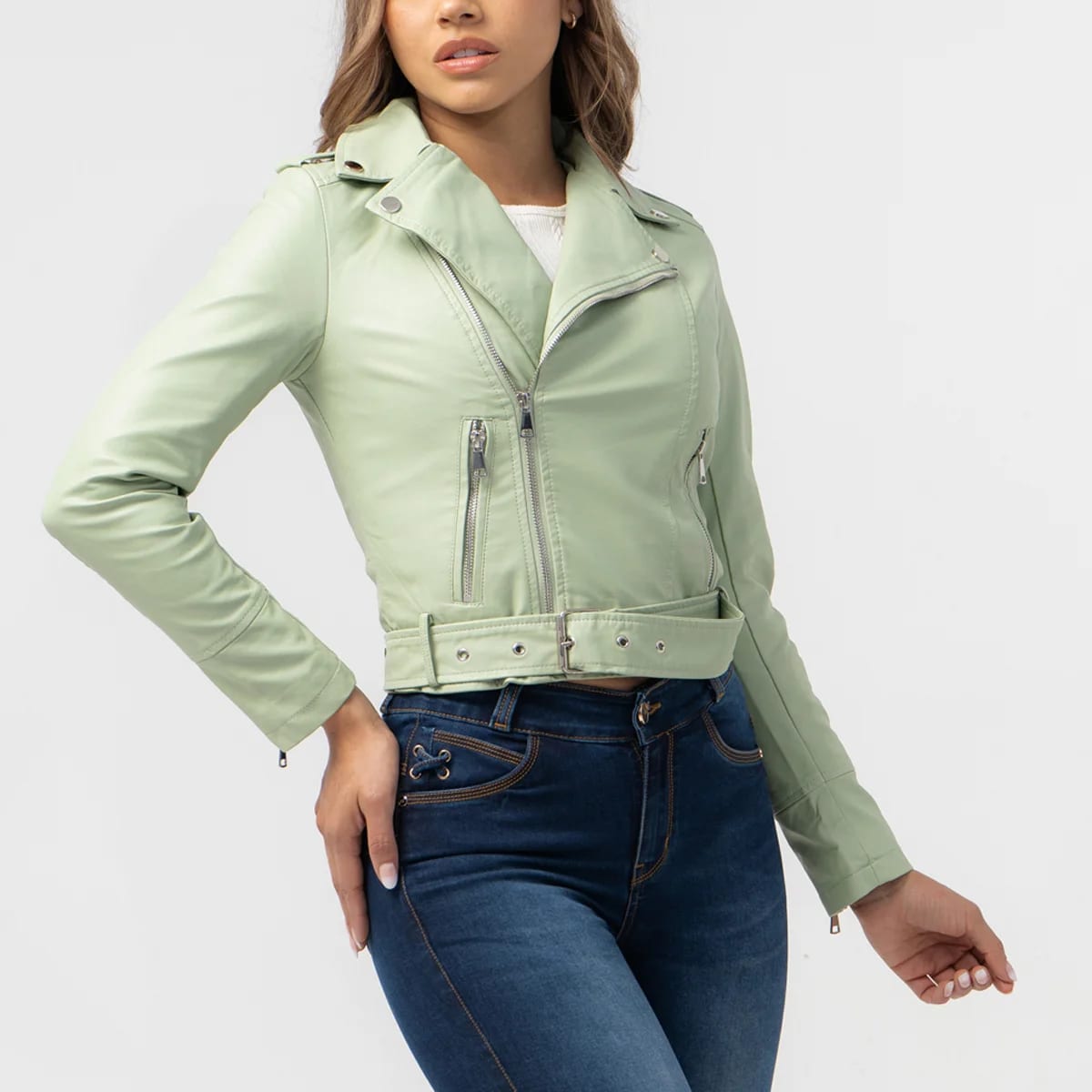 Chaqueta Sintetica Biker Carly - imagen 5