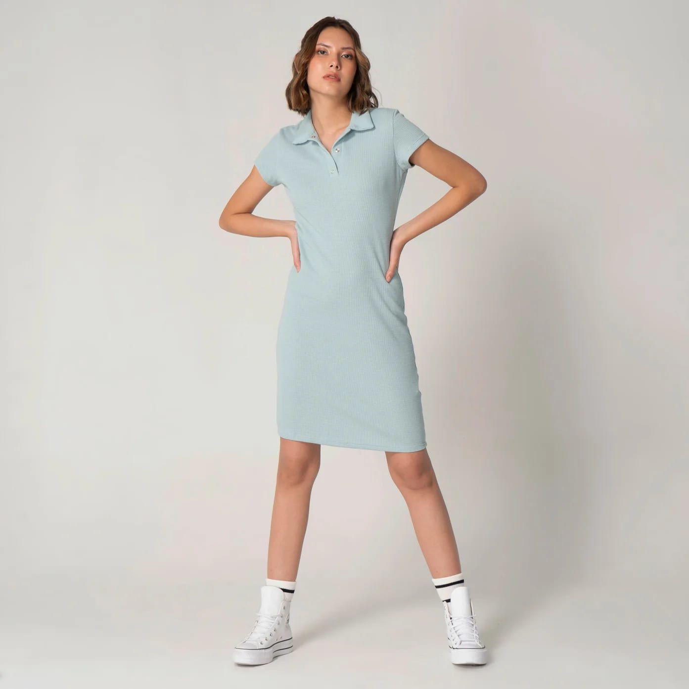 Vestido Slim Cuello Camisero Sport England - imagen 11