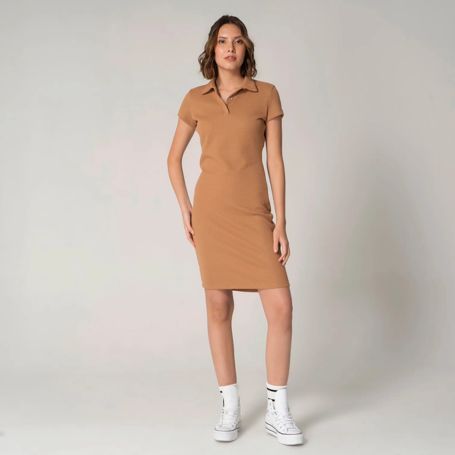 Vestido Slim Cuello Camisero Sport England - imagen 2