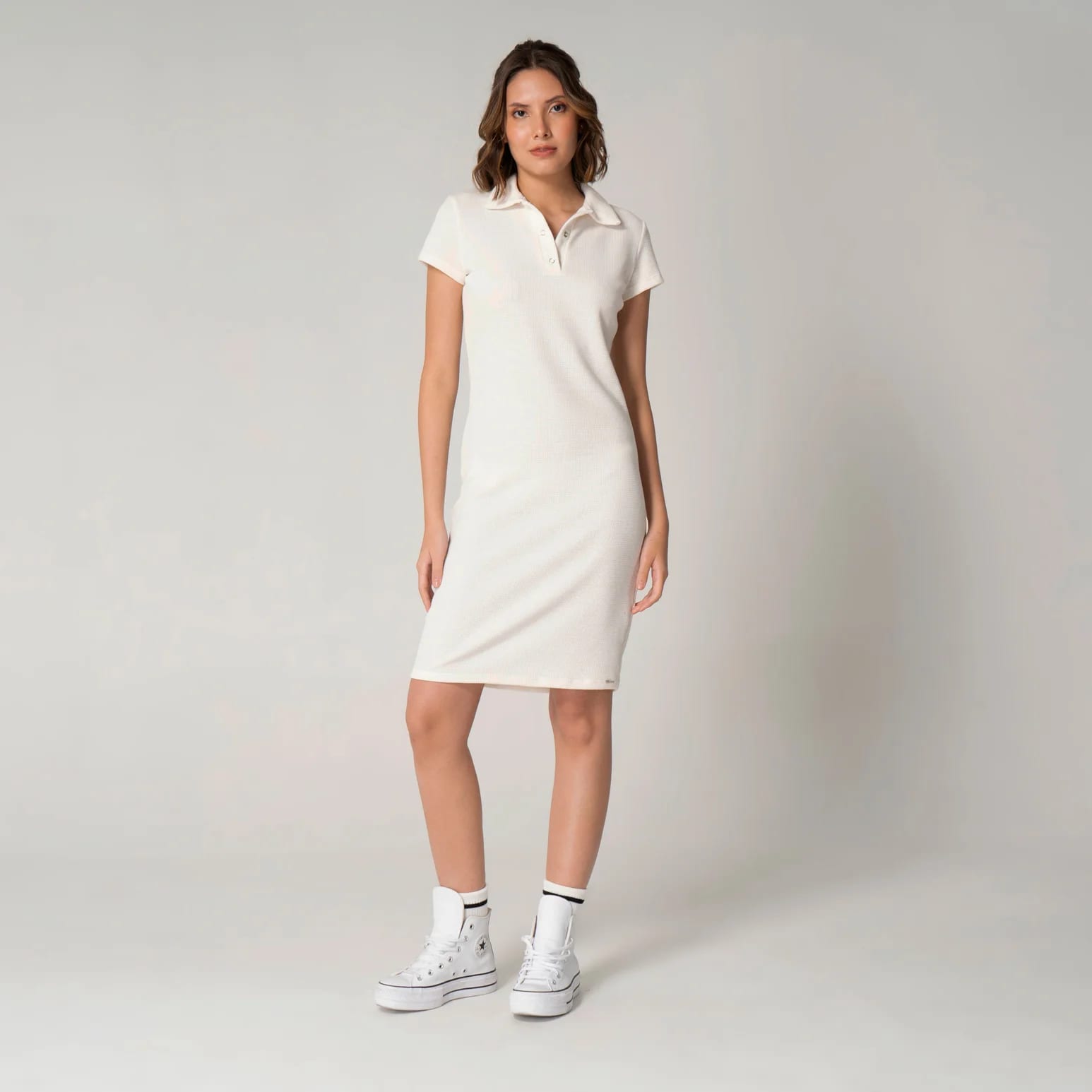 Vestido Slim Cuello Camisero Sport England - imagen 3